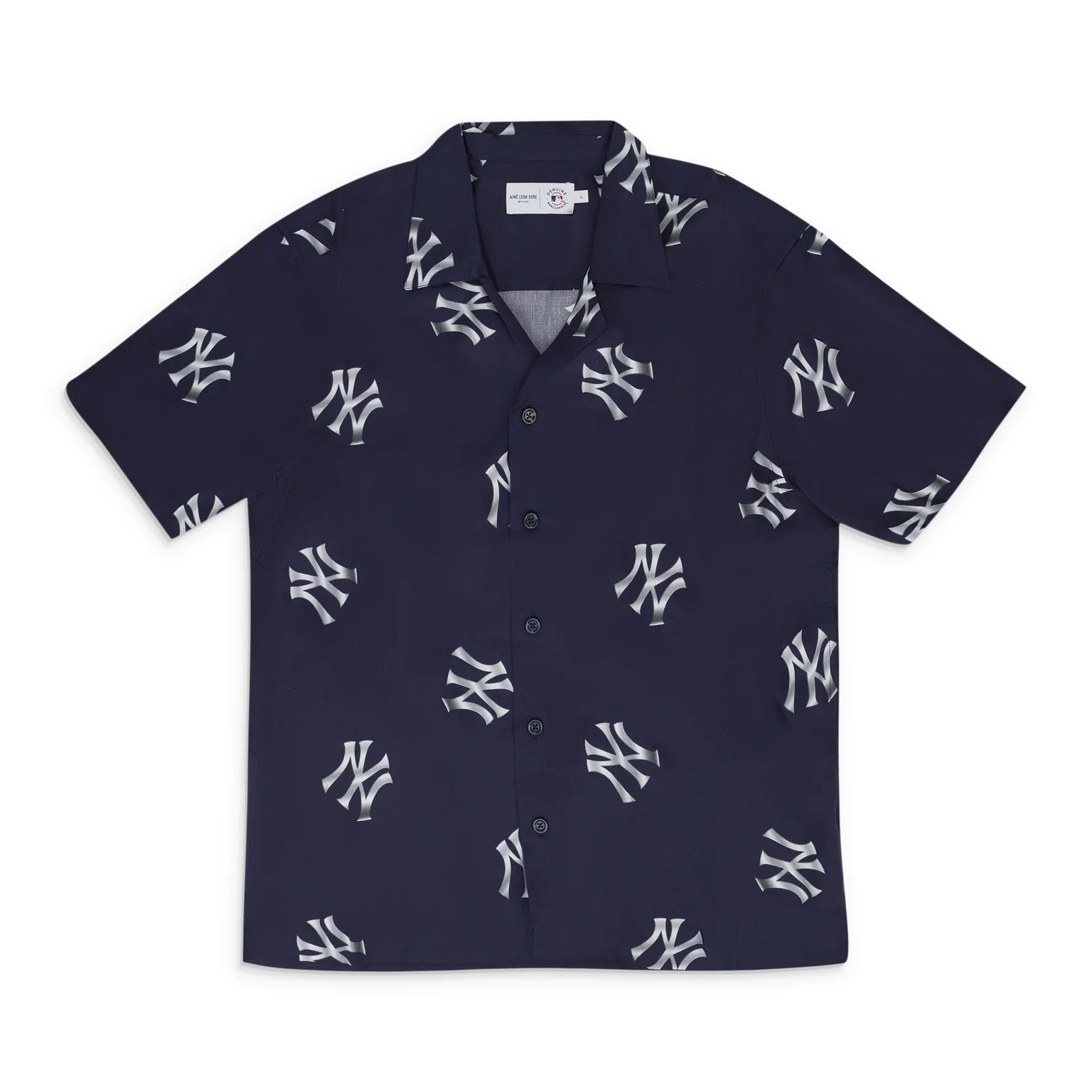 Blue New York Yankees Leisure Shirt
