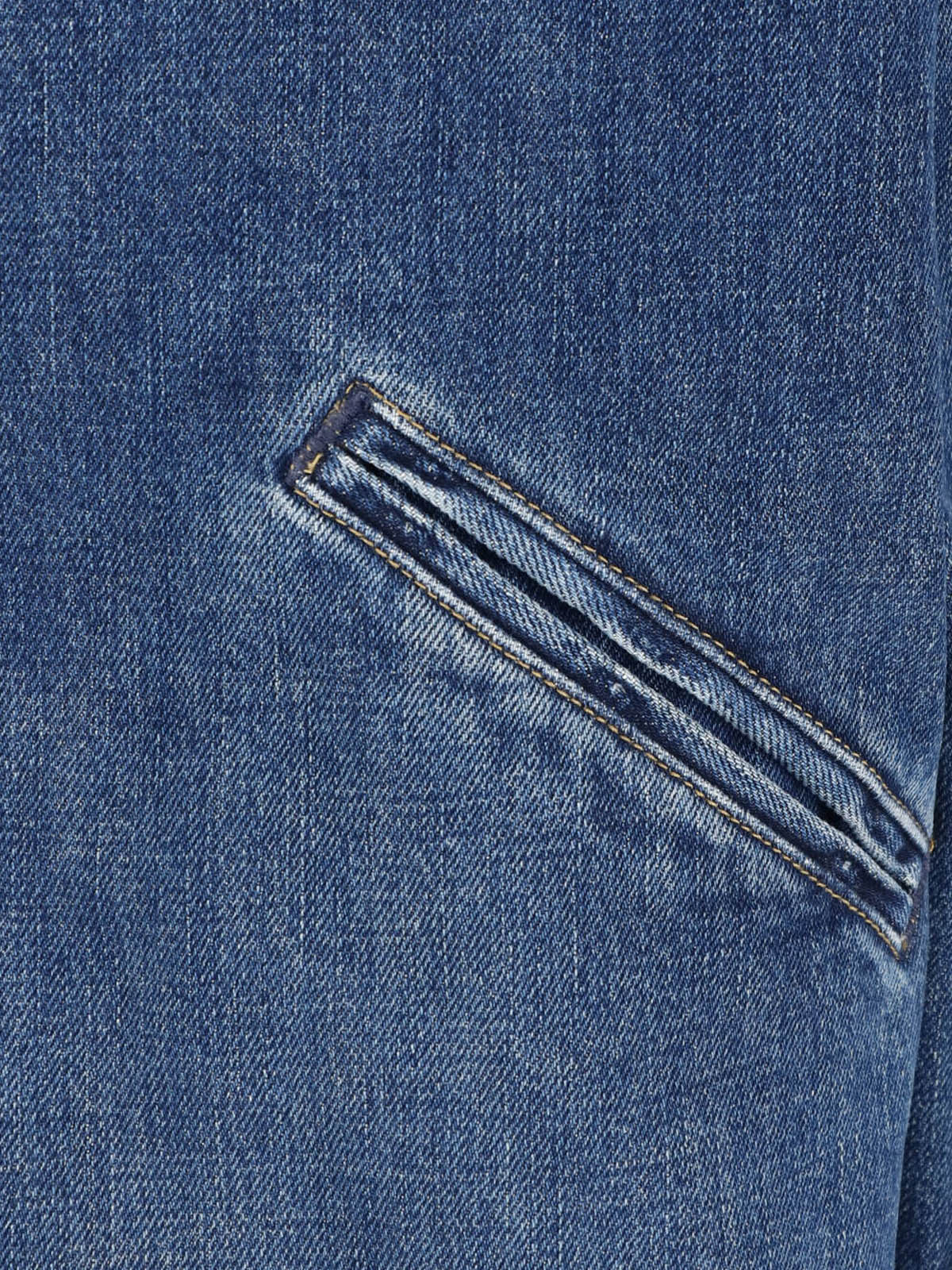 Blue OG Detroit Contrast Collar Jacket - Image 4