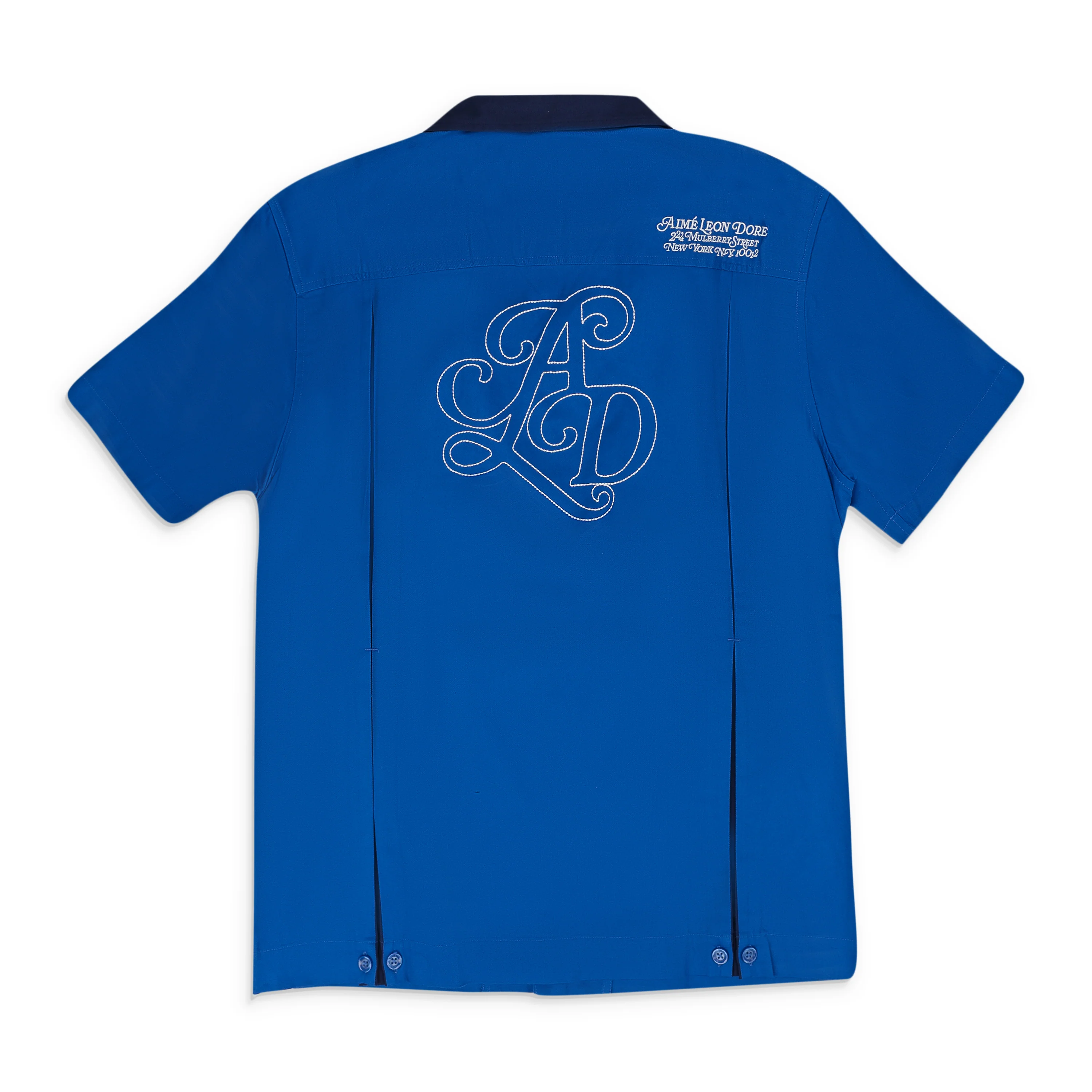 Blue SS Bowling Shirt - Image 2