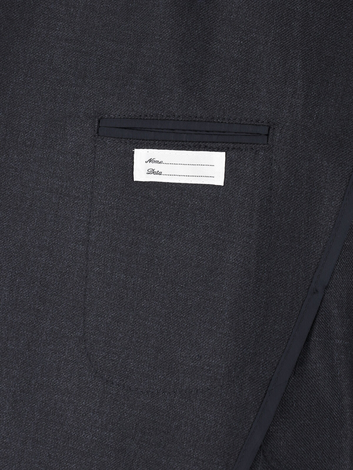 Blue Structured Double-Breasted Notch Lapel Jacket - Image 5
