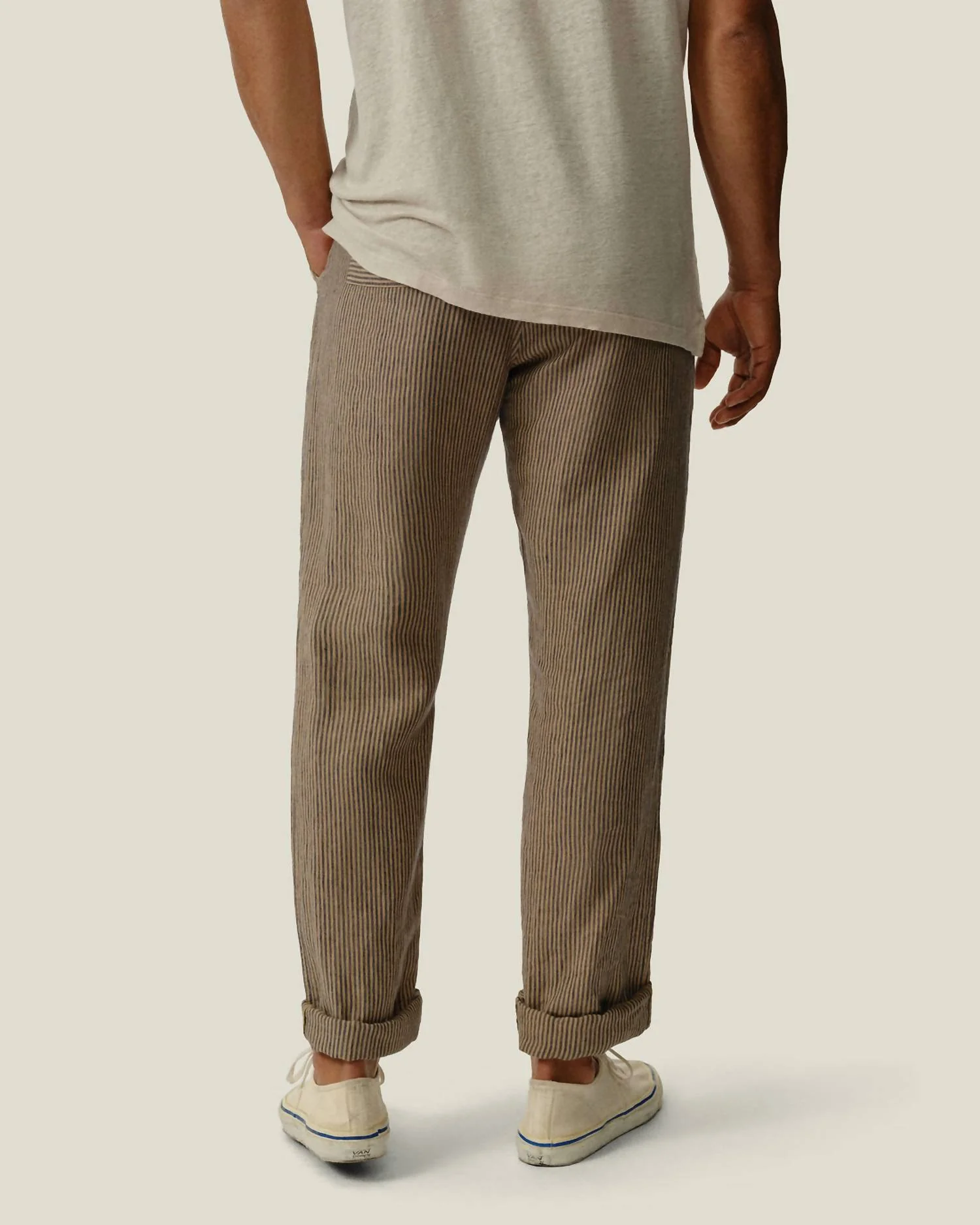 Bo Straight Pull-On Pants In Brown - Image 2