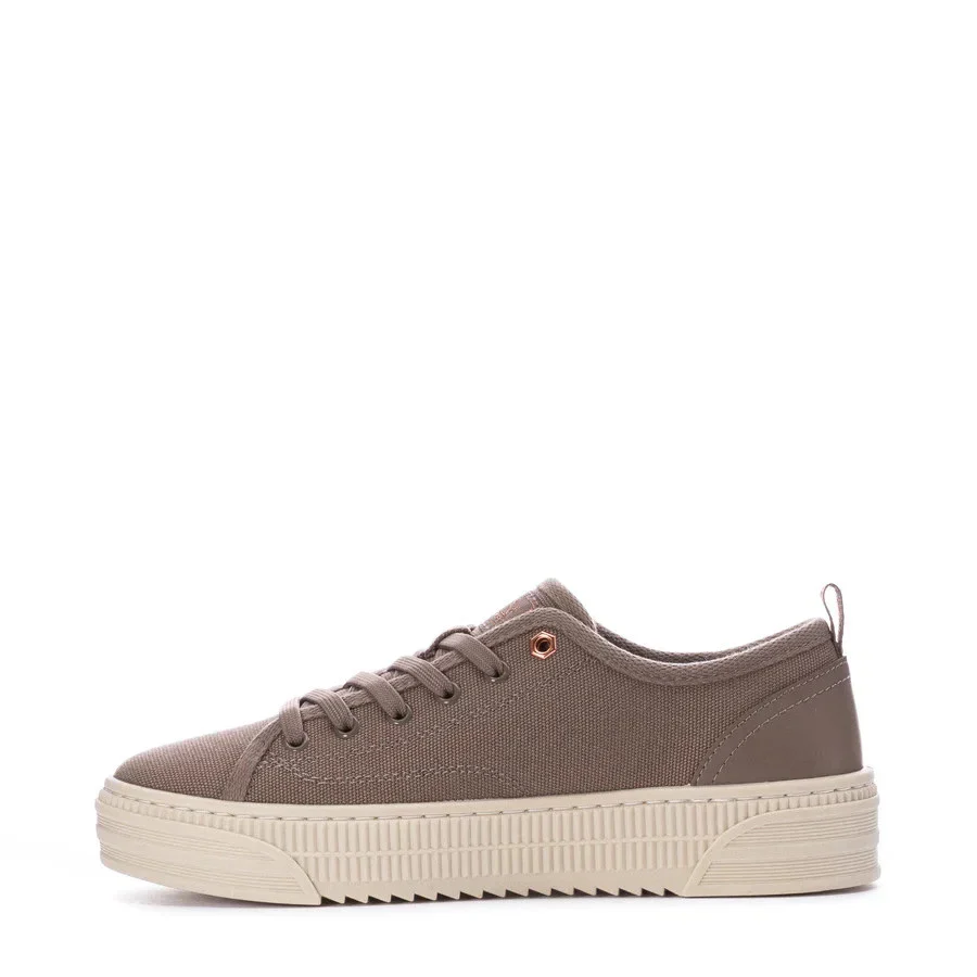 Bobs by Skechers Copa 114640-TPE Sneaker Womens B Taupe Platform Shoes RHS8459 - Image 3