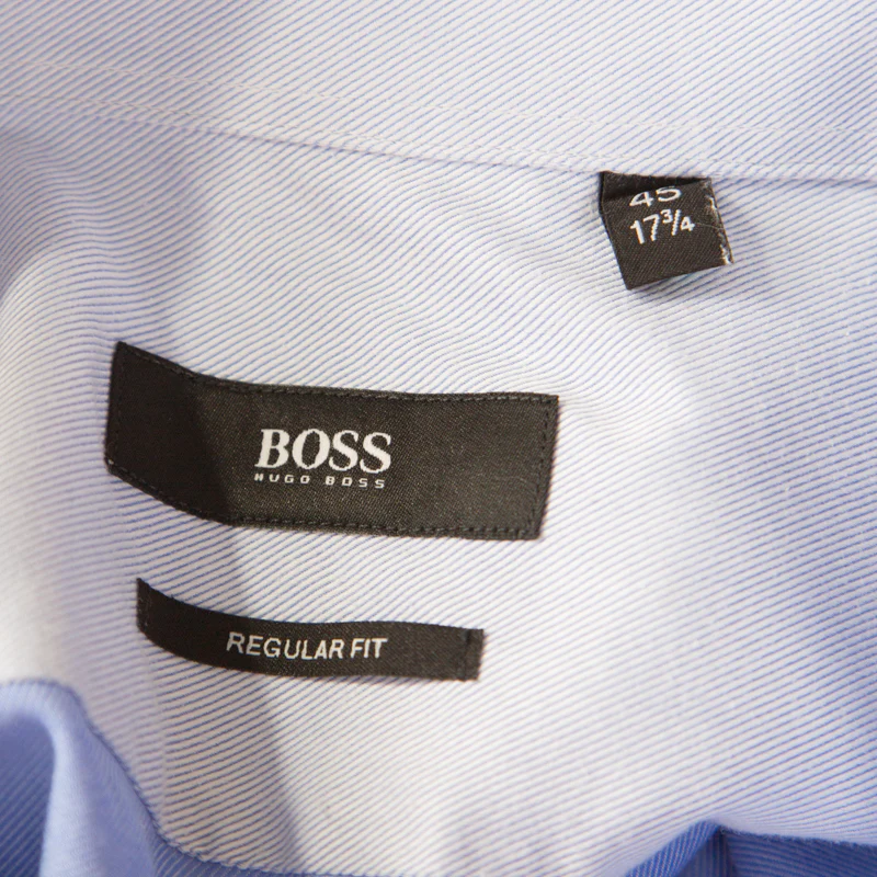 Boss By Hugo Boss Cotton Long Sleeve Button Front Shirt 2Xl Eu 45 - Image 5