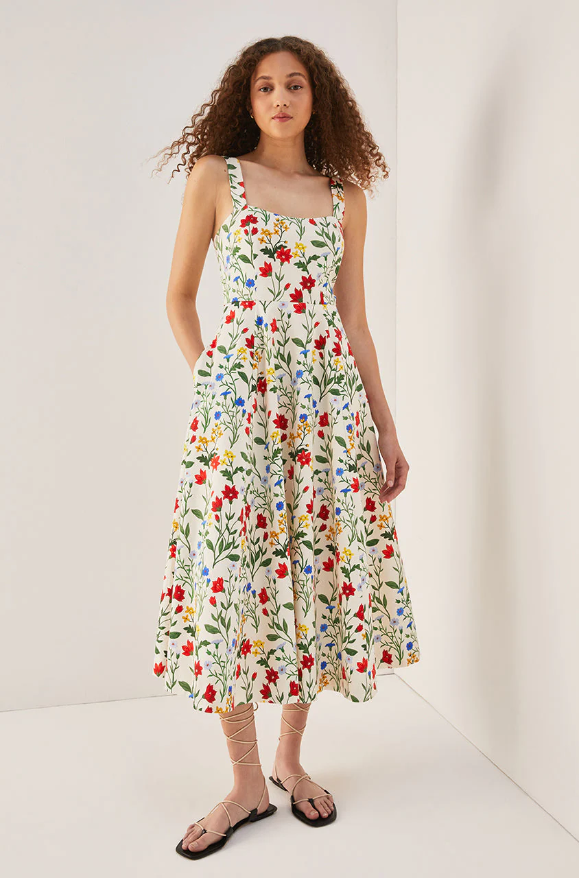 Botanica Fleur Sweetheart Midi Dress - Image 2