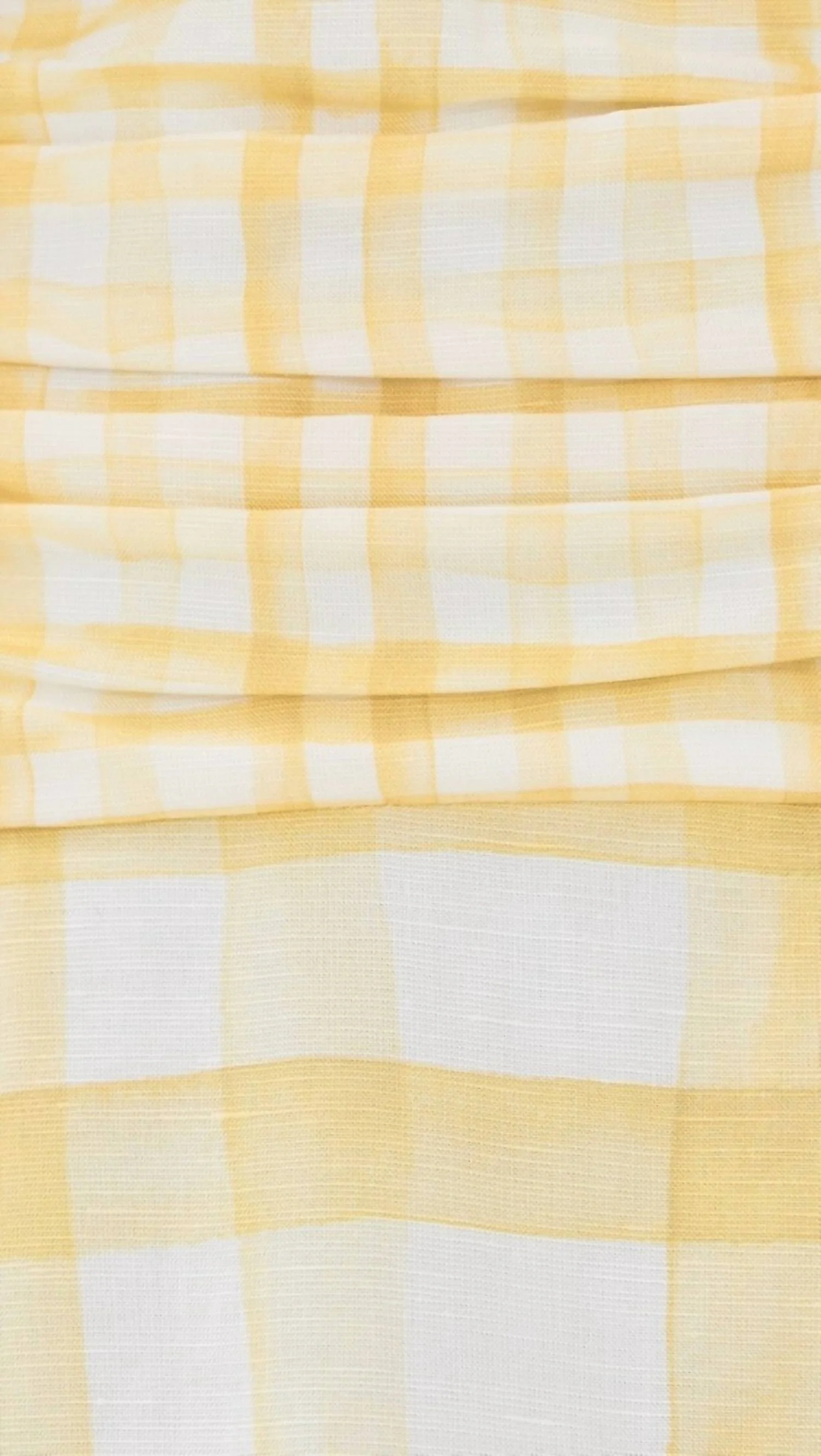 Bow Shoulder Dress In Watercolor Gingham - Image 4