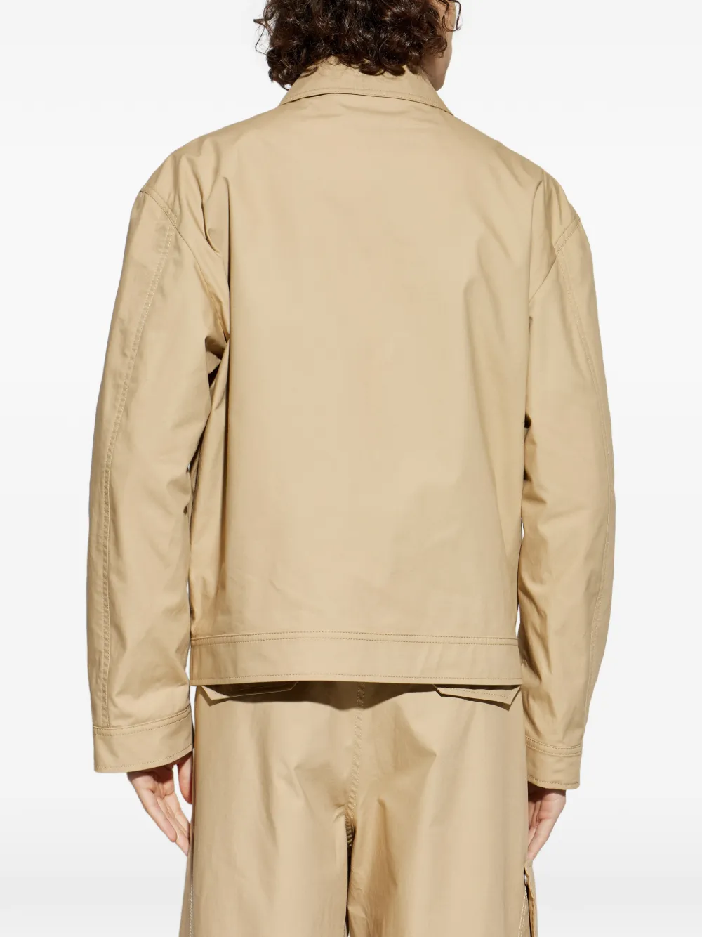 Boxy Silhouette Moschino Capospalla Jacket - Image 4