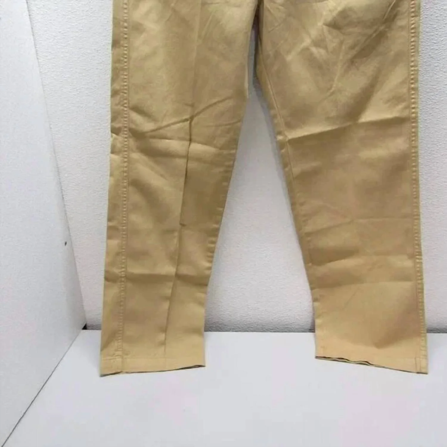 Boys Basic Straight Leg Trouser Pants In Khaki Brown - Image 3