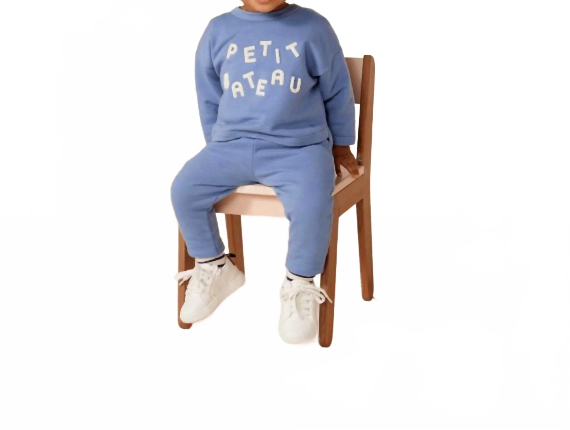 Boy's French Sweatpants In Blue