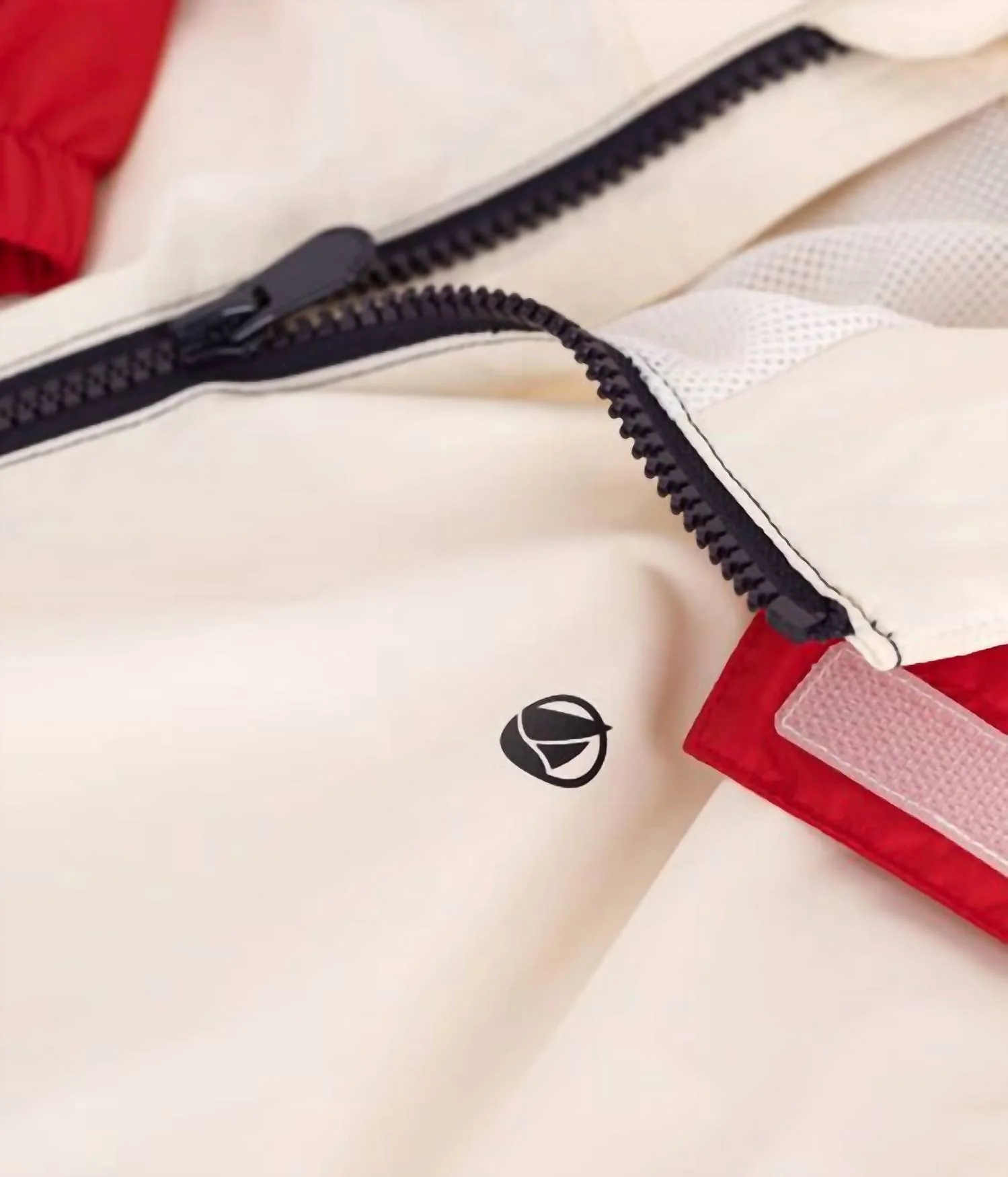 Boy's Hooded Jacket In Red Navy - Image 4