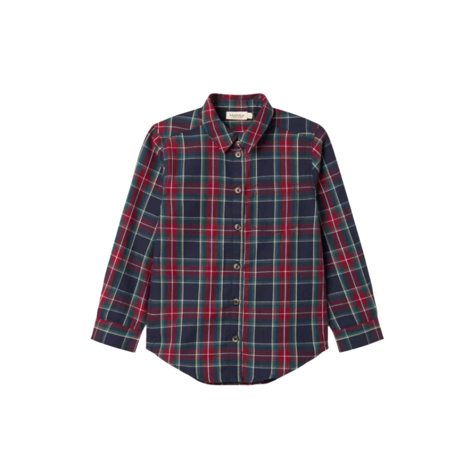Boy's Tommy Pilot Check Shirt Top In Multi