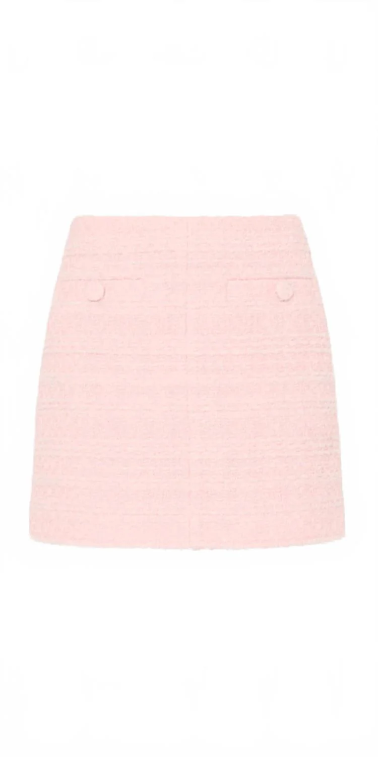 Briar Mini Skirt In Blush - Image 3