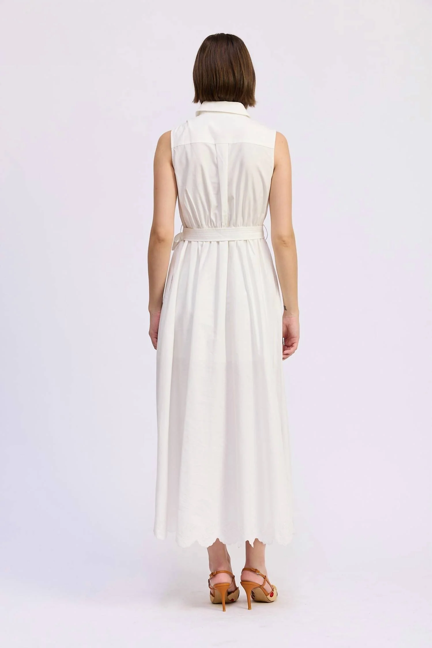 Brittany Maxi Dress In White - Image 2