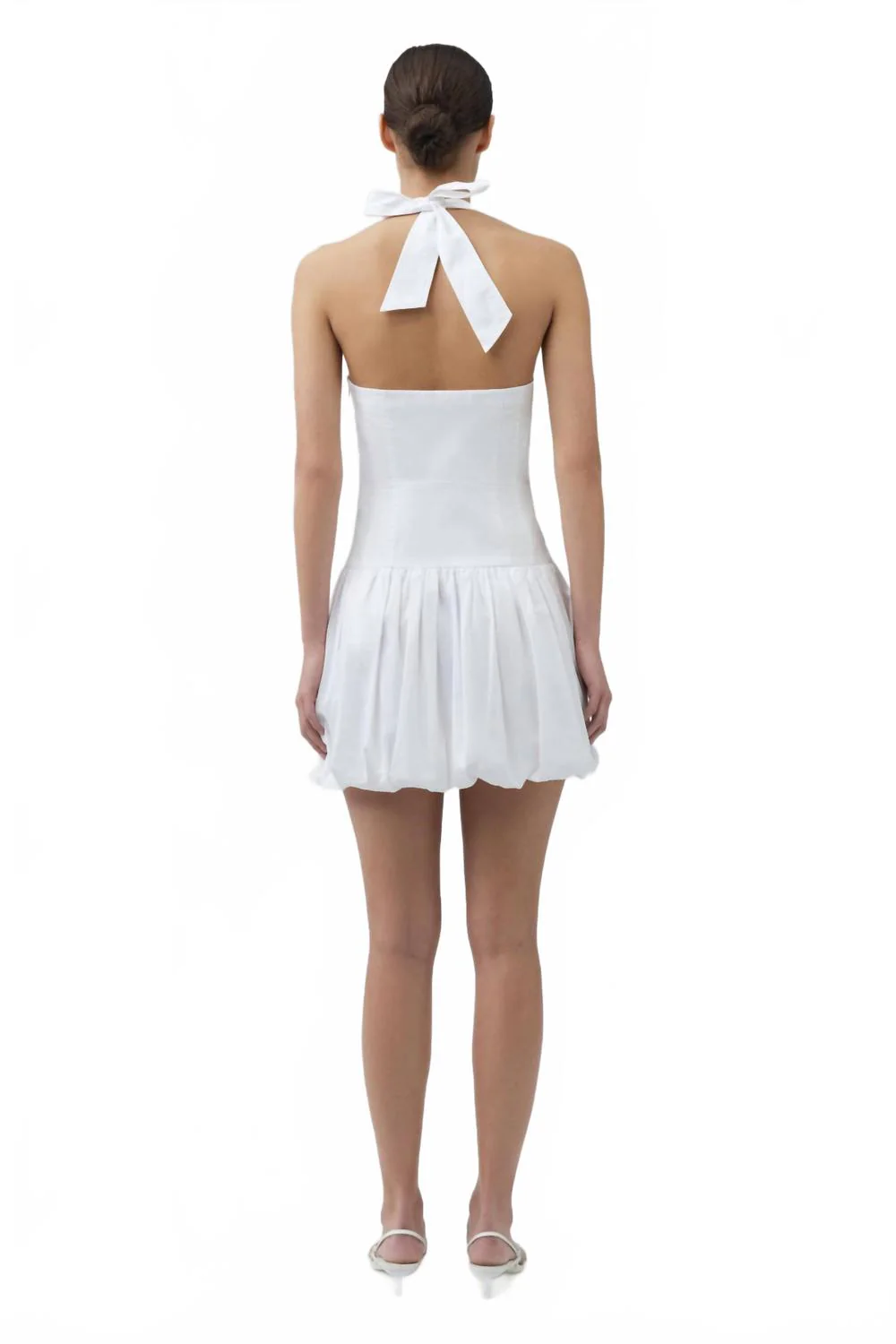 Brooke Mini Dress In White - Image 4