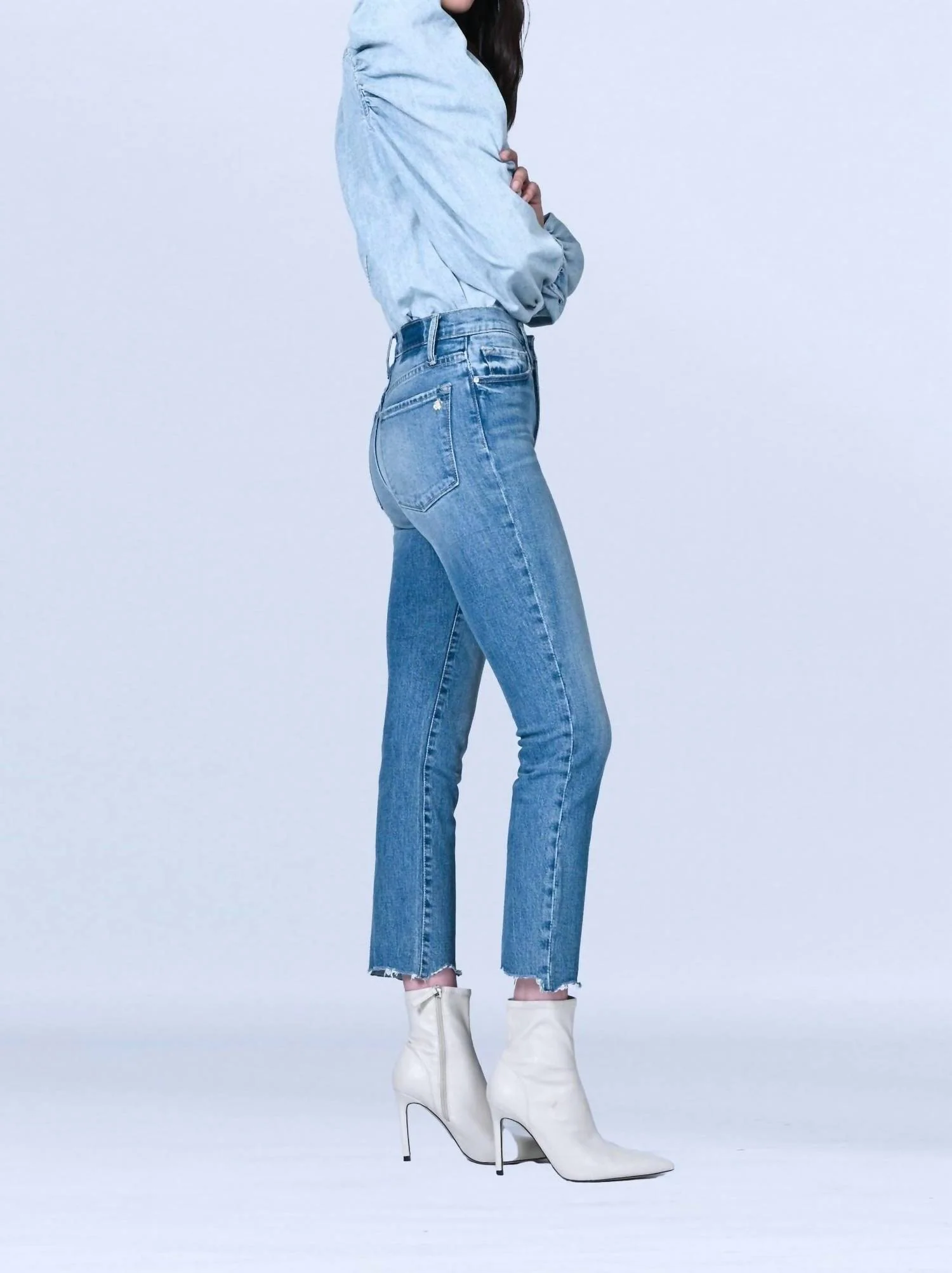 Brooke Straight Crop Jean In New Religion - Image 2