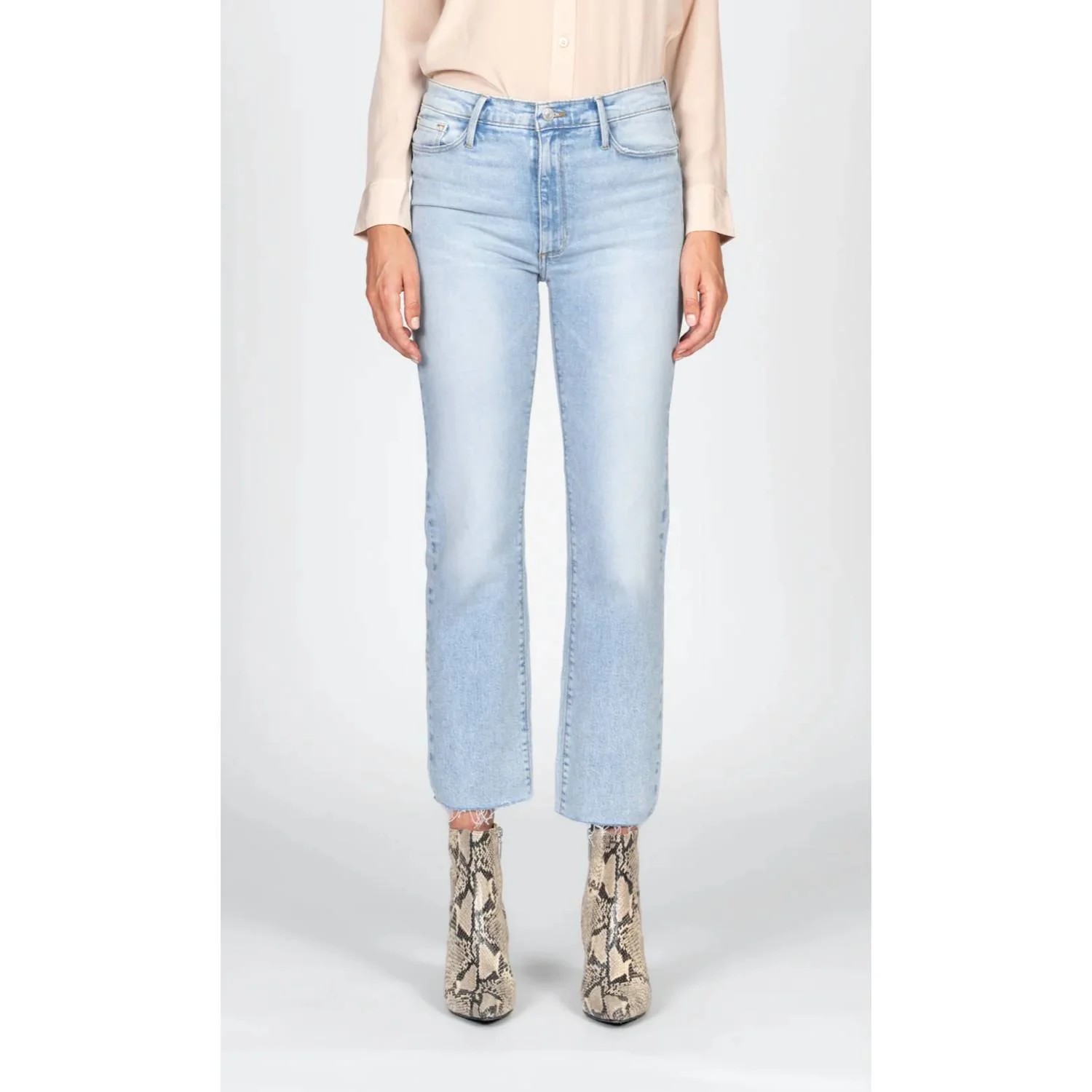 Brooke Straight Crop Jeans In Can We Kick It