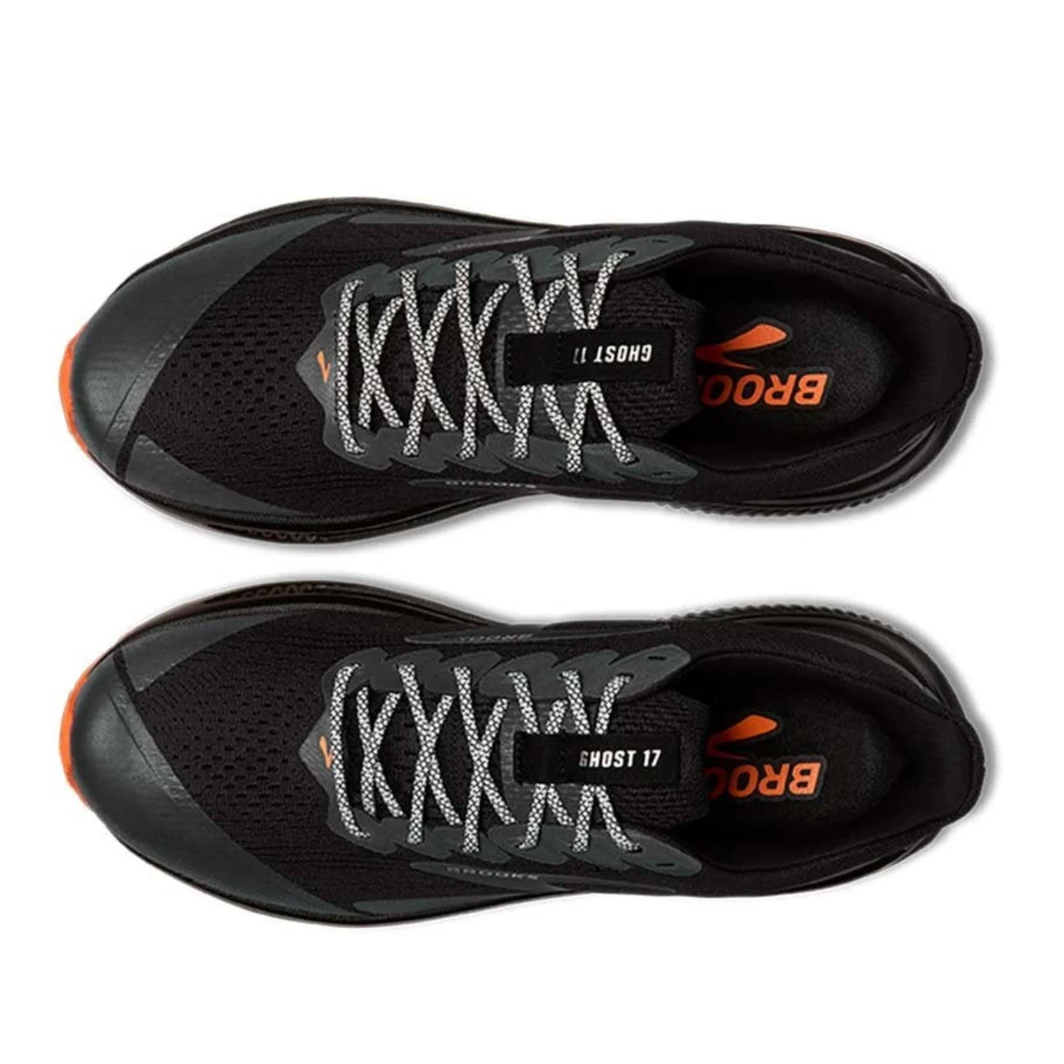Brooks Ghost 17 110442-1D-023 Sneakers Men's Black Running Shoes ZAP2393 - Image 4