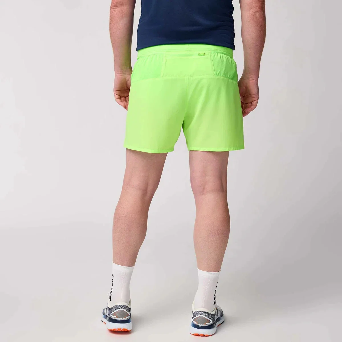 Brooks Journey Shorts Men's Neo Limeade 5" Mid Rse Elastic Waist DSGL1056 - Image 2