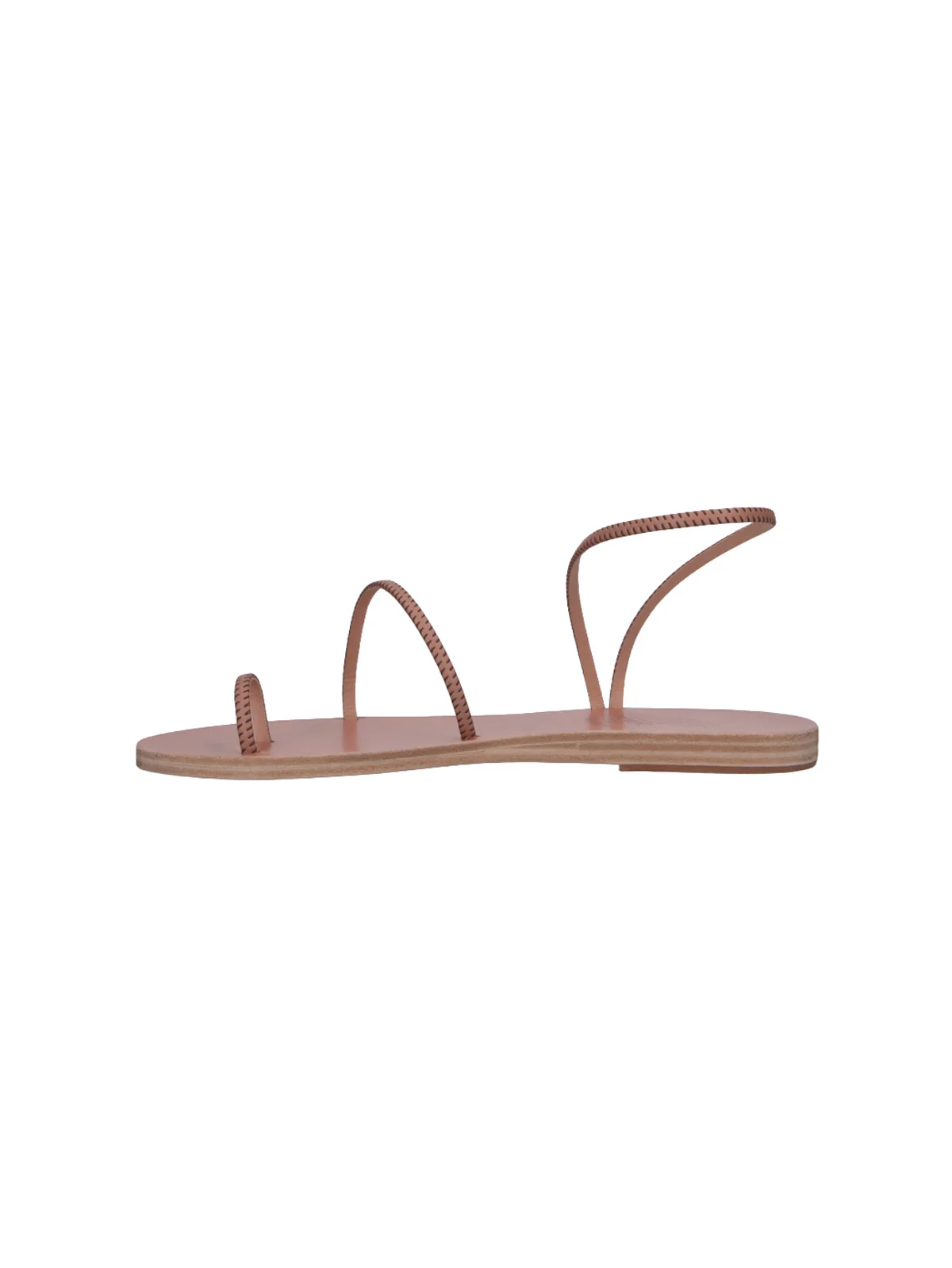 Brown Eleftheria Braided Strap Leather Sandals - Image 3