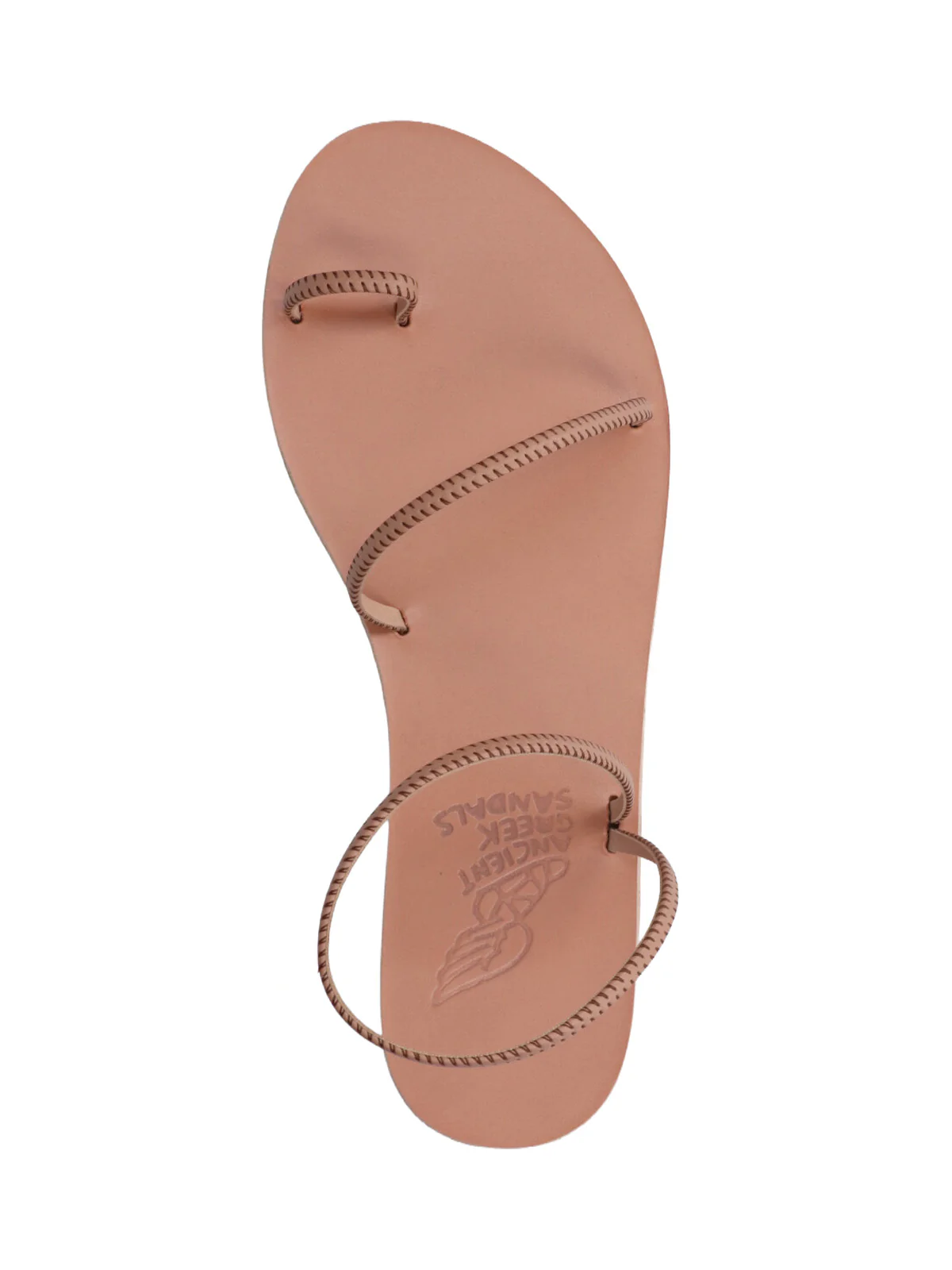 Brown Eleftheria Braided Strap Leather Sandals - Image 5