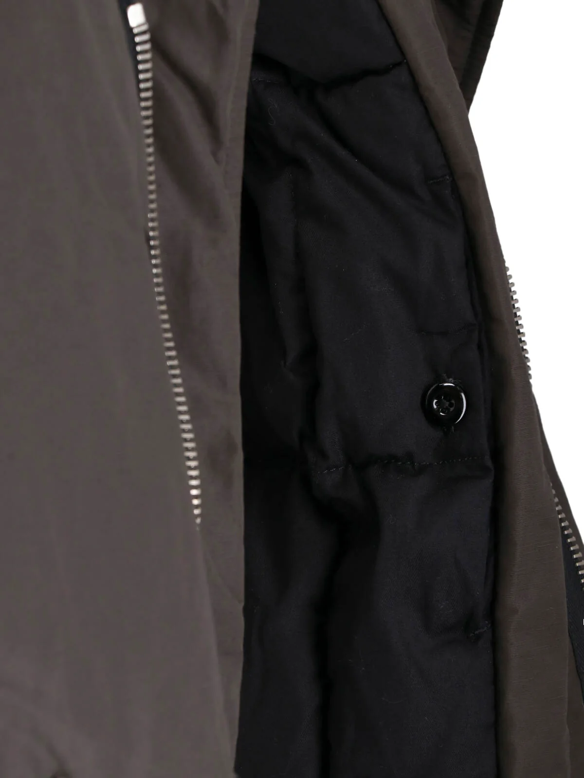 Brown High Collar Oversized Casual Jacket - Image 5