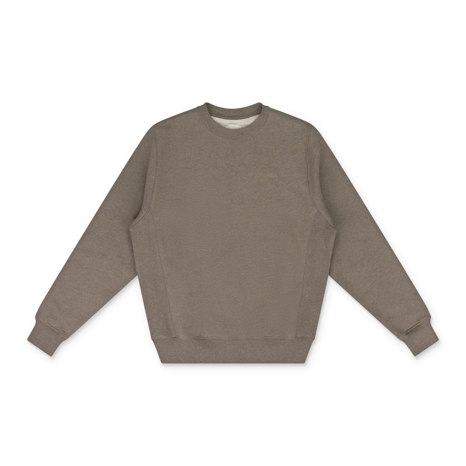 Brown Melange Uniform Crewneck Sweatshirt