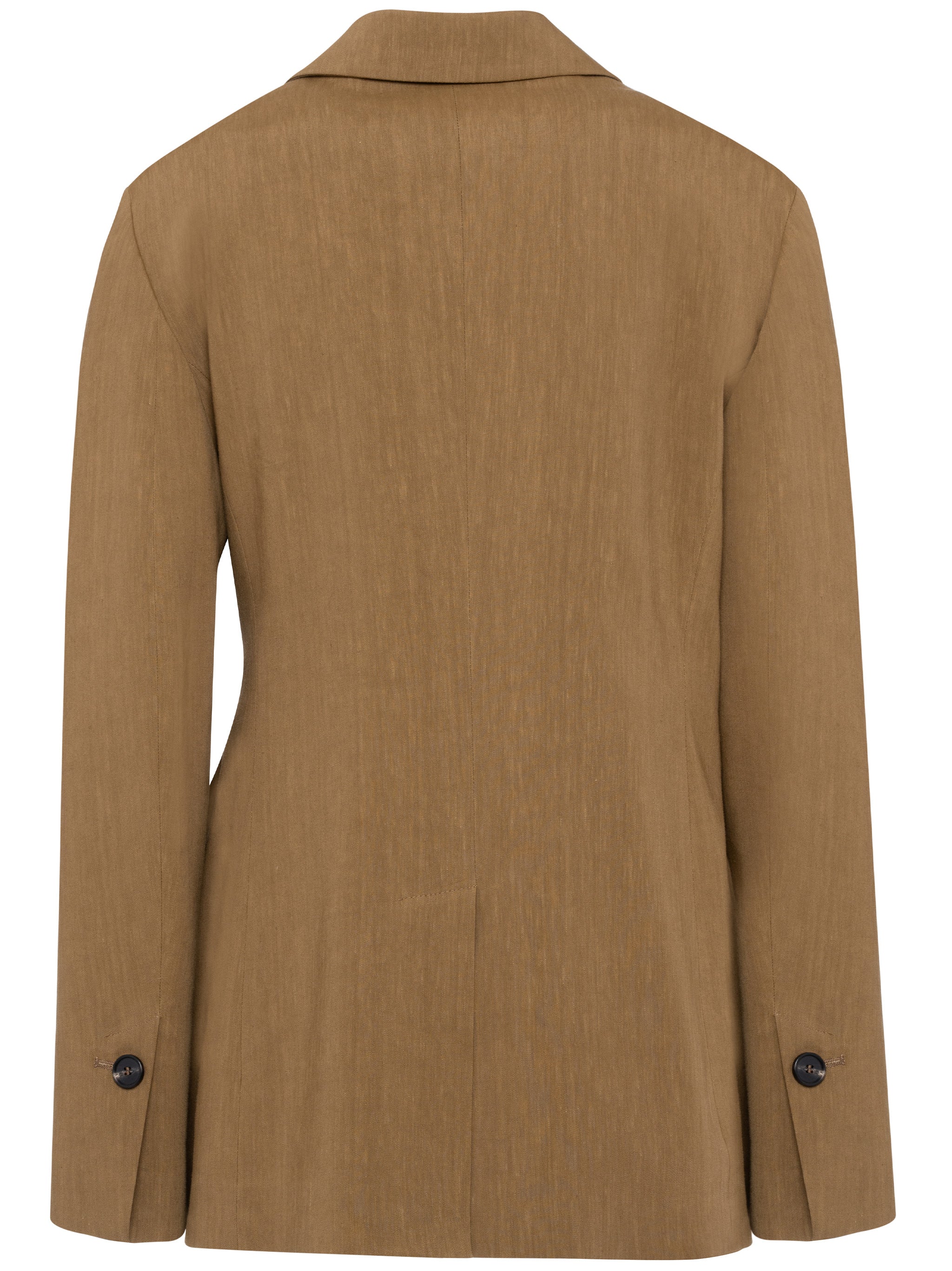 Brown Omega Tailored Structured Blazer - Image 2