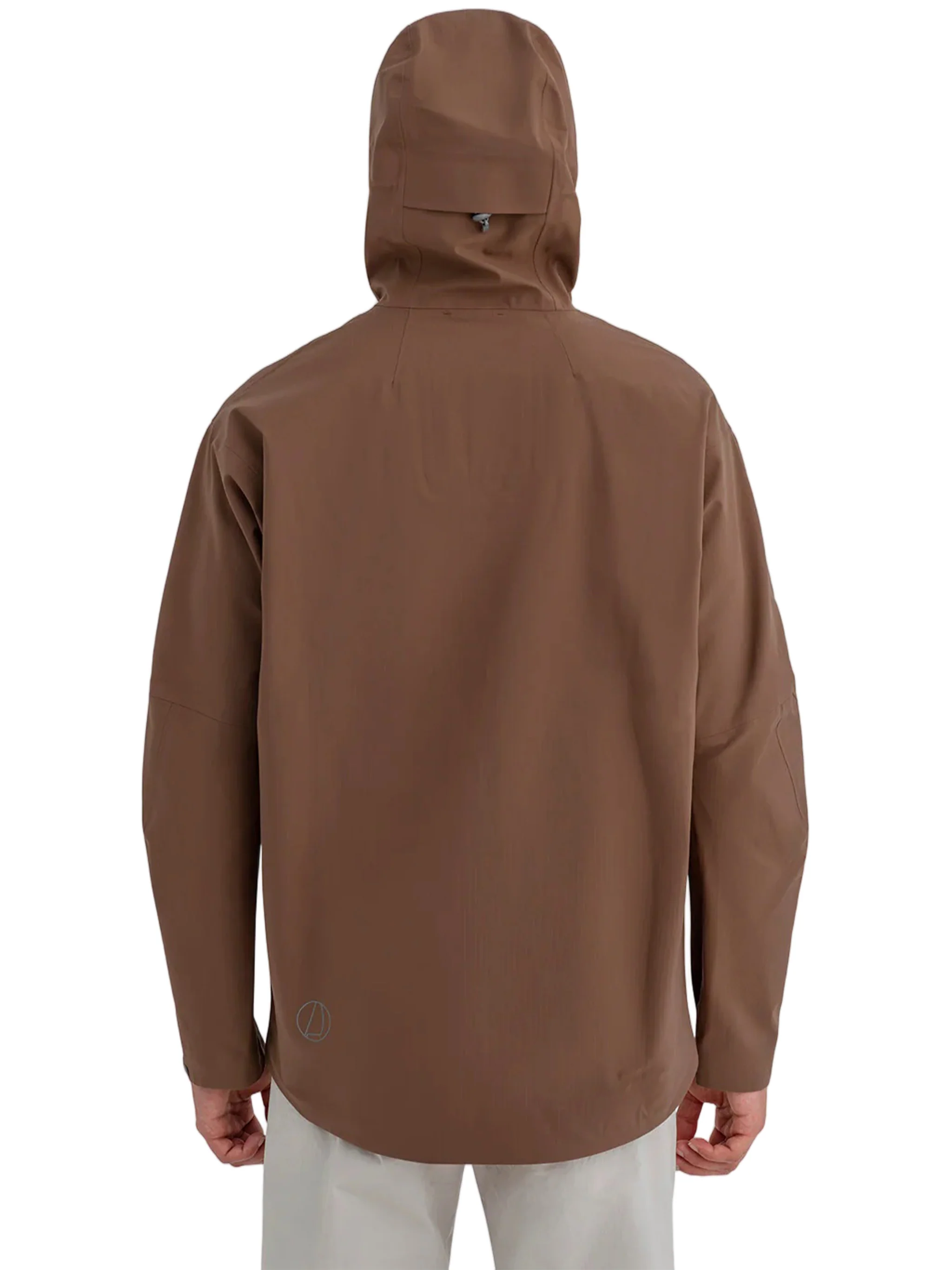 Brown Ranger High Collar Hooded Zip Jacket - Image 2
