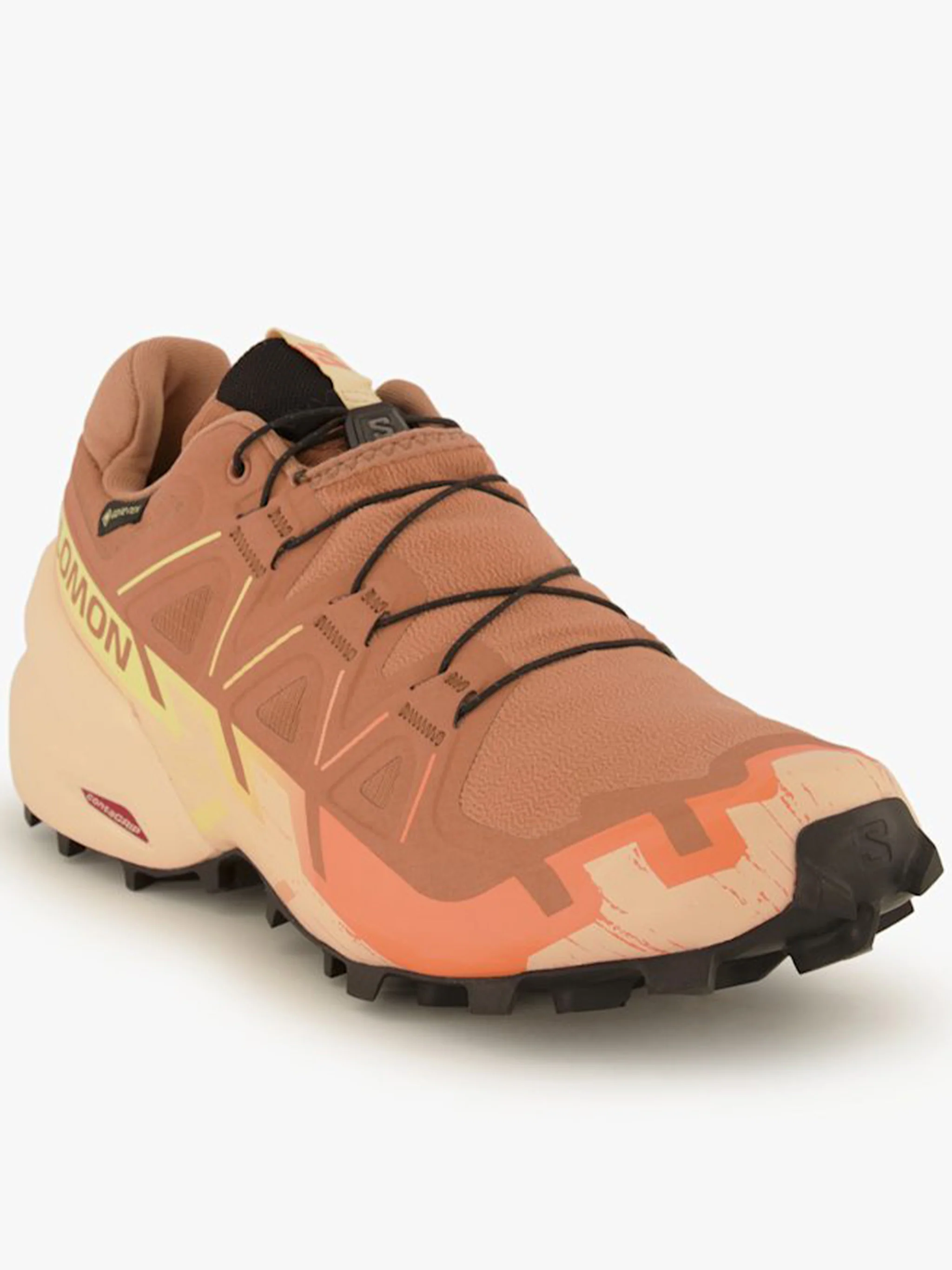 Brown Speedcross 6 GTX Rugged Running Sneakers - Image 2