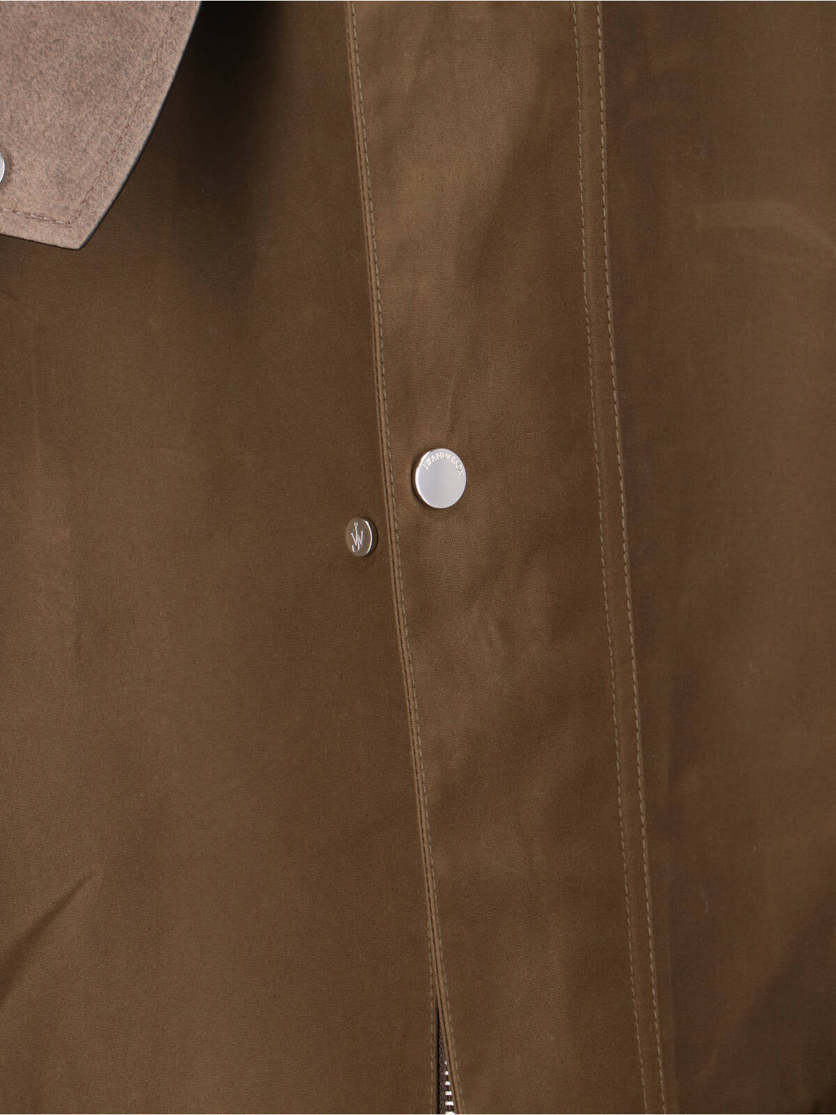 Brown Structured Corduroy Collar Cotton Jacket - Image 5