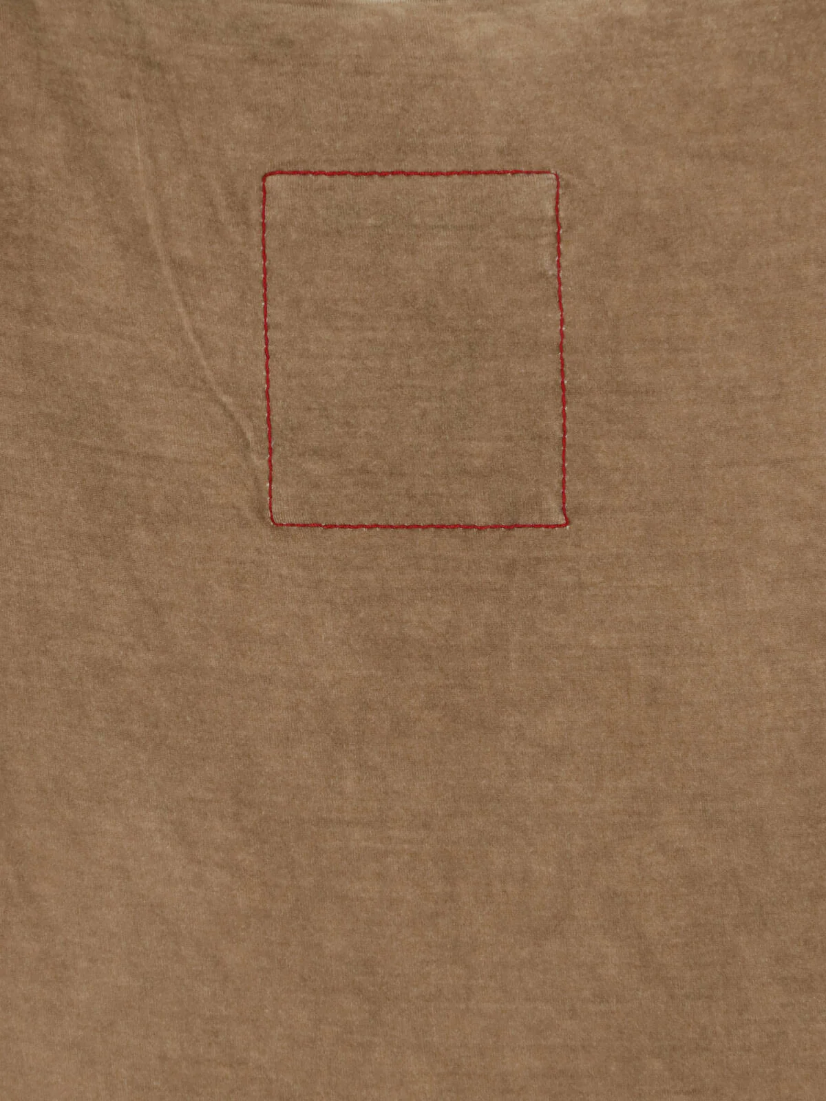 Brown Worn-Wash Fabric Maxi Dress - Image 3