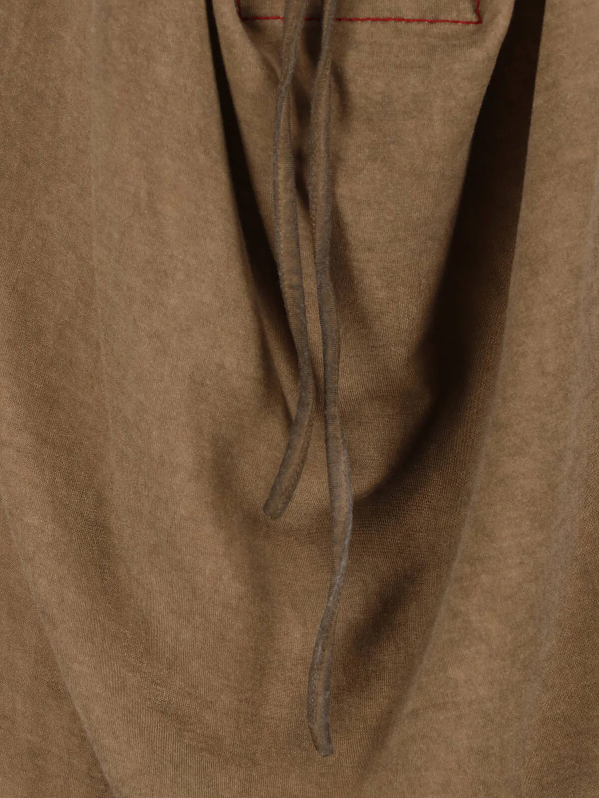 Brown Worn-Wash Fabric Maxi Dress - Image 4