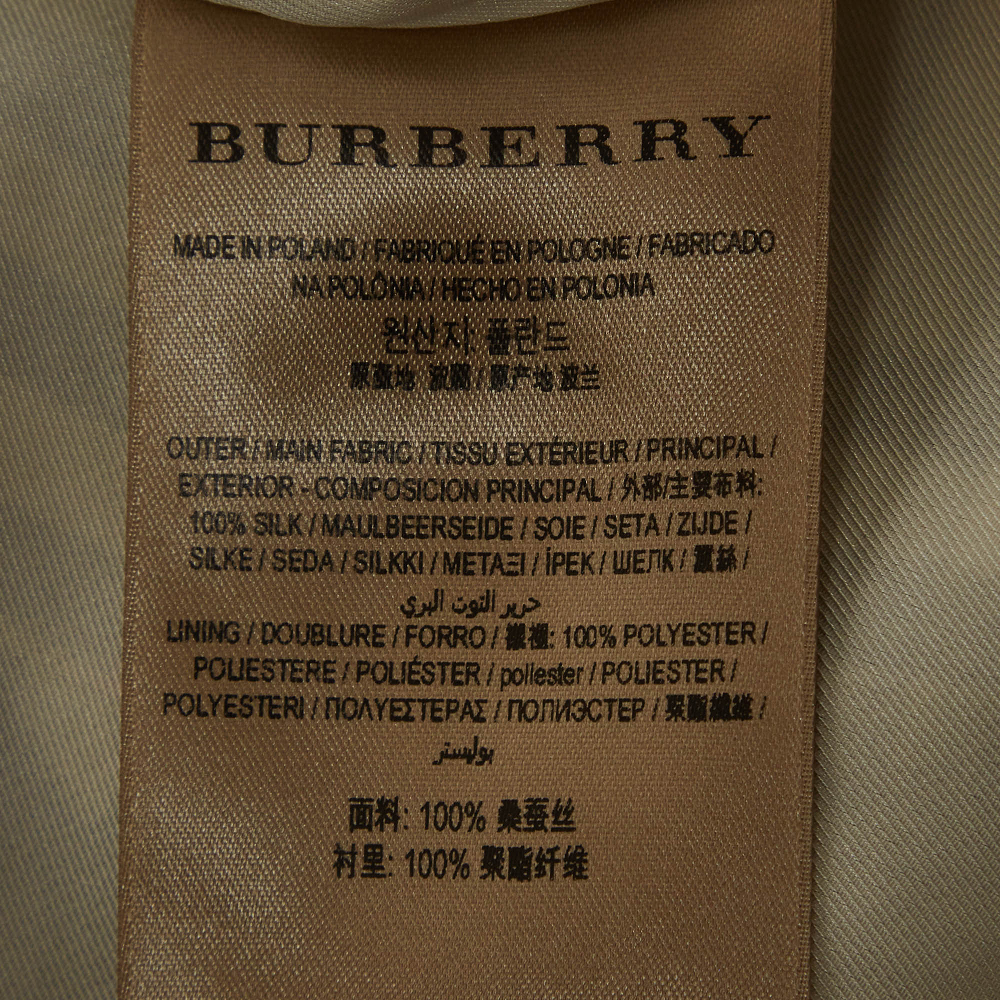 Burberry Multicolor Archive Scarf Print Silk Pleated Midi Dress - Image 6