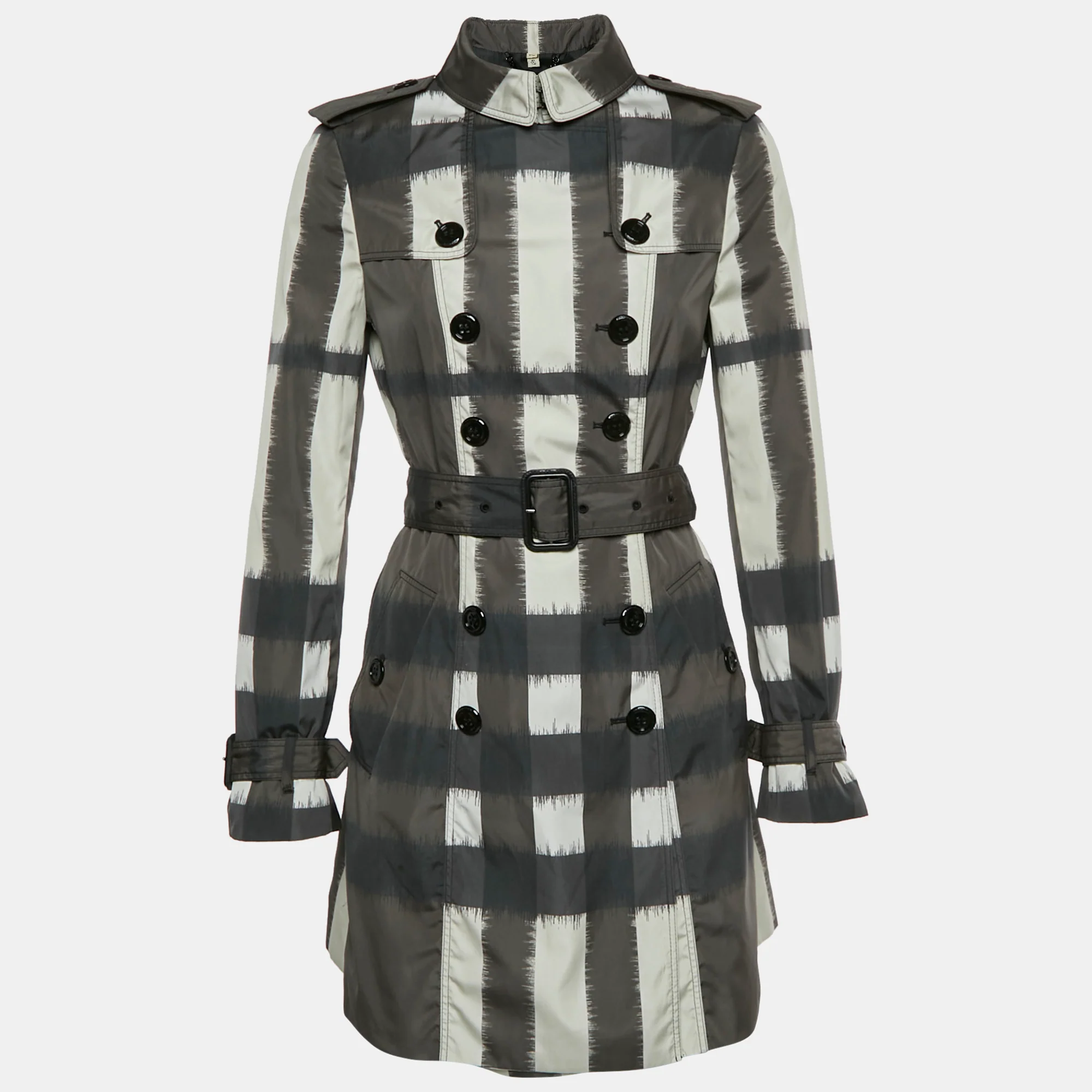 Burberry Multicolor Synthetic Taffeta Waterloo Trench Coat
