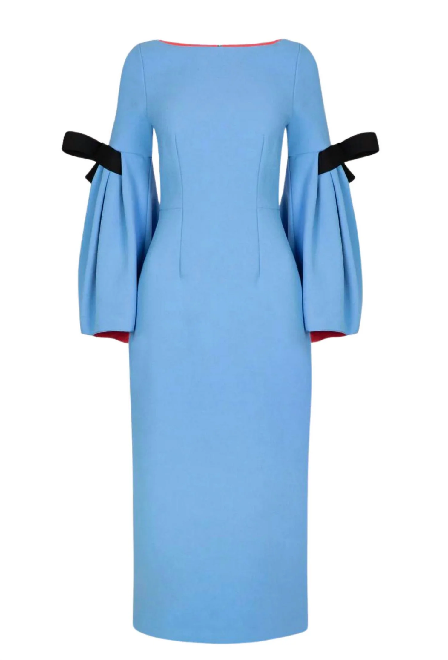 Calispi Crepe Dress In Cielo - Image 2