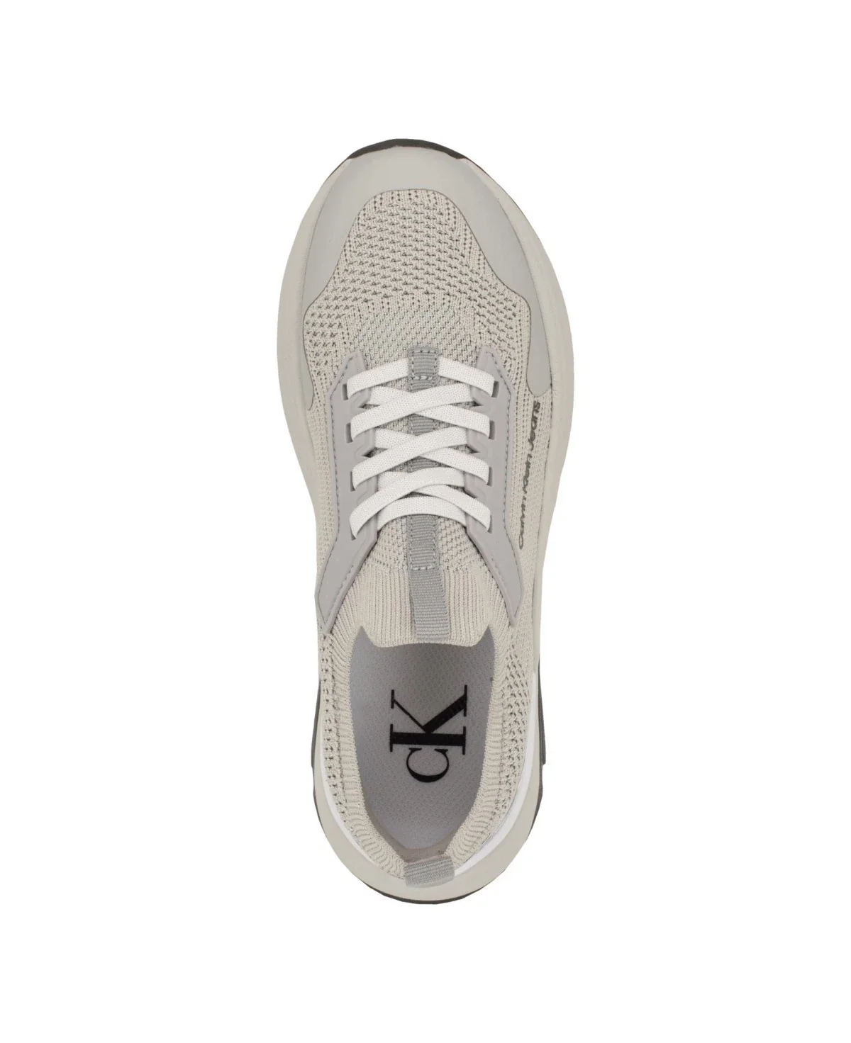 Calvin Klein Ariany Sneakers Women's Light Gray Slip On Walking Shoes HTAT920 - Image 2
