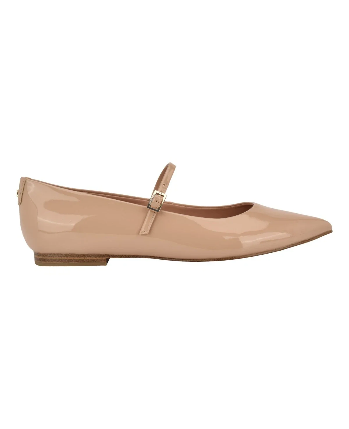 Calvin Klein Kamryn Flat Womens Light Pink Patent Leather Pointed Toe HTAT913 - Image 2