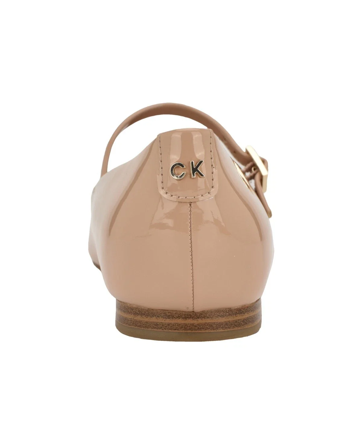 Calvin Klein Kamryn Flat Womens Light Pink Patent Leather Pointed Toe HTAT913 - Image 3