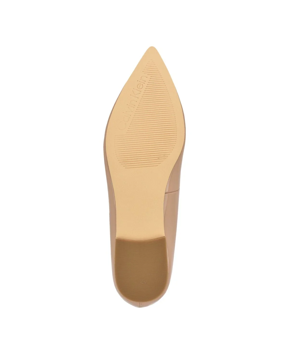 Calvin Klein Kamryn Flat Womens Light Pink Patent Leather Pointed Toe HTAT913 - Image 4