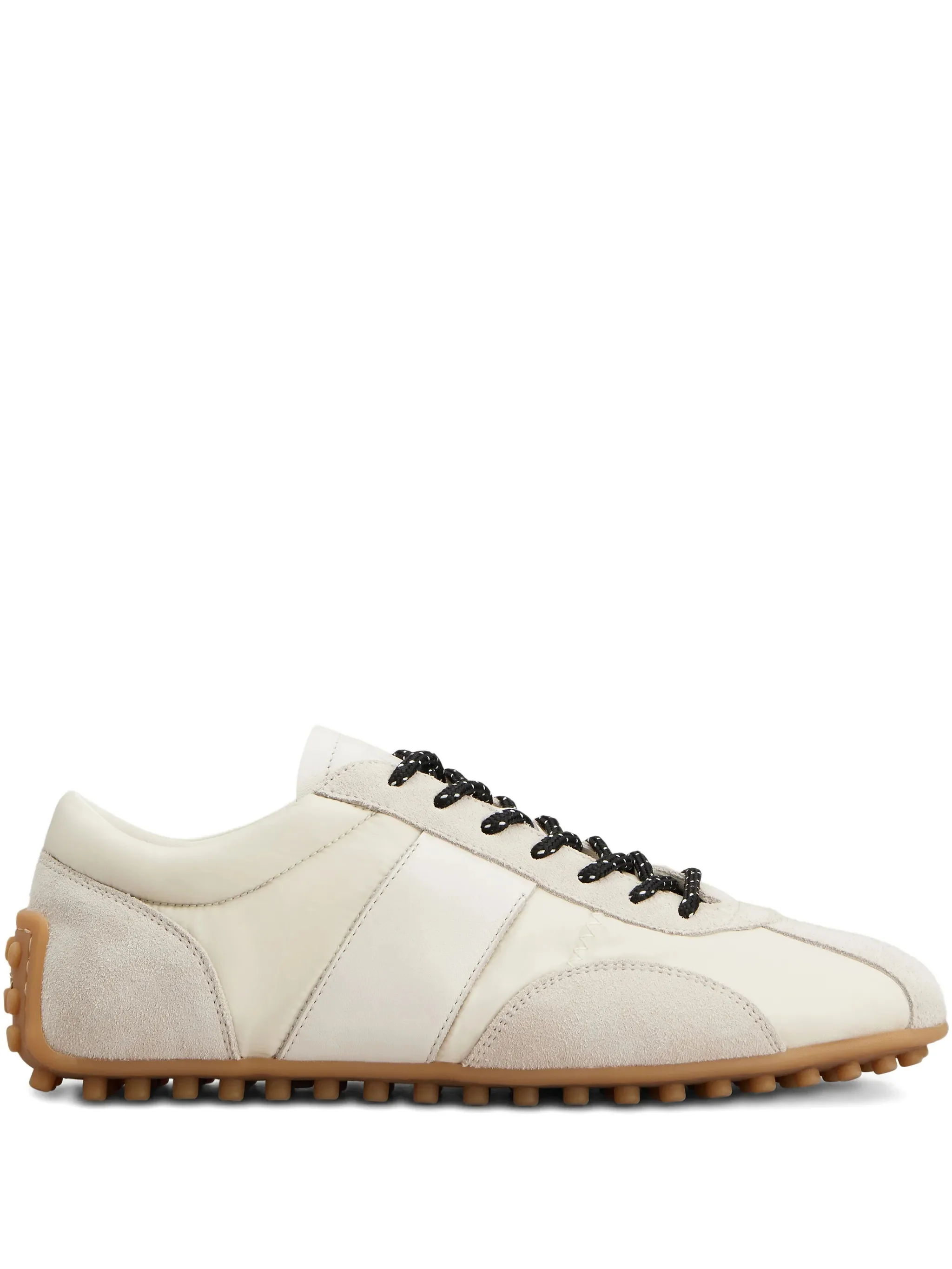 Calzature Low-Profile Leather/Suede Sneakers