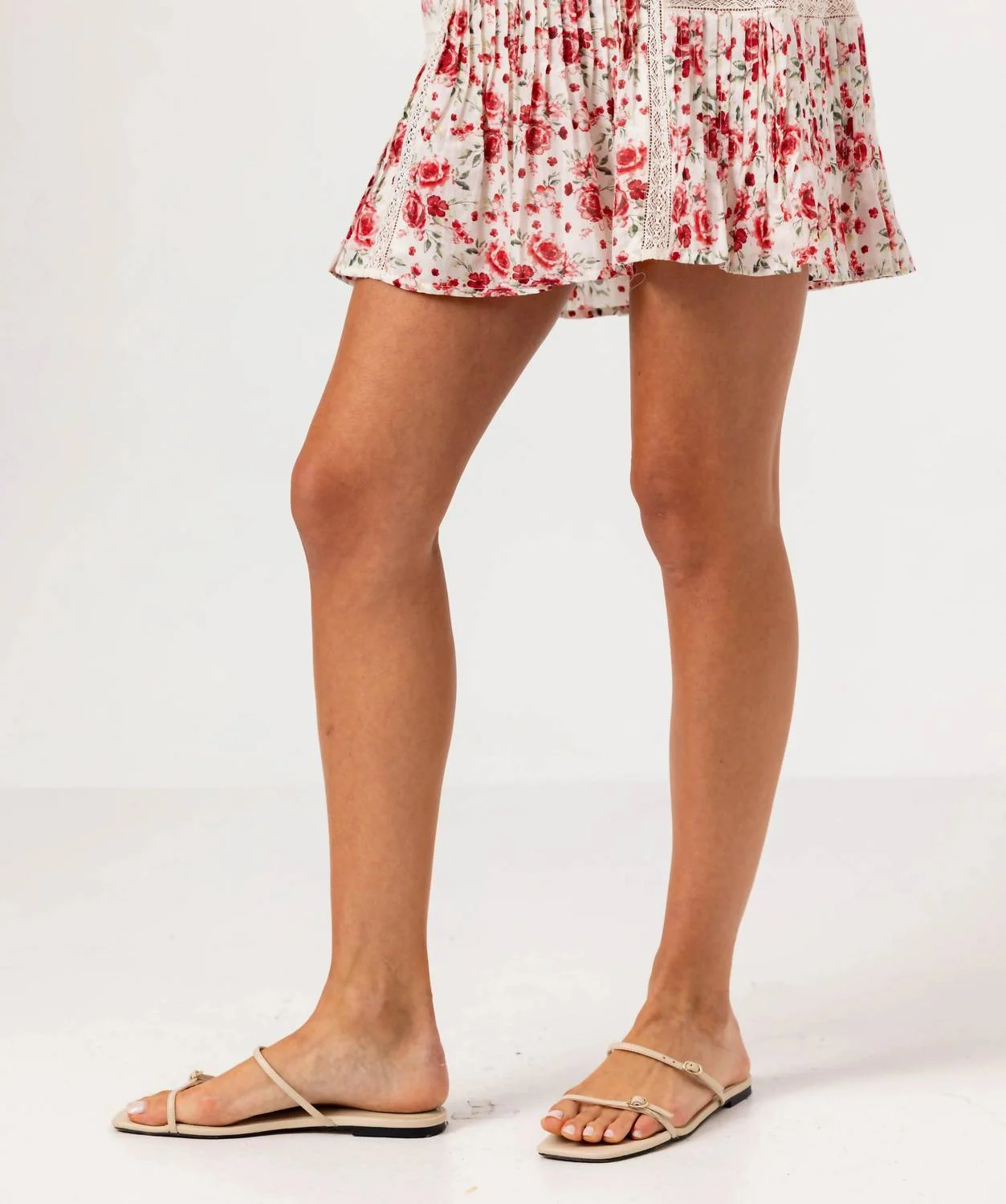 Camari Mini Skirt In Rosebud - Image 3
