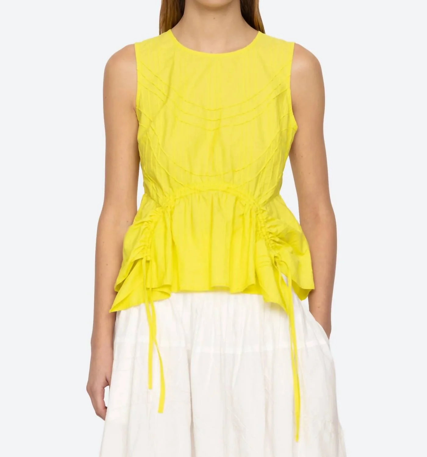 Camden Tank Top In Yellow