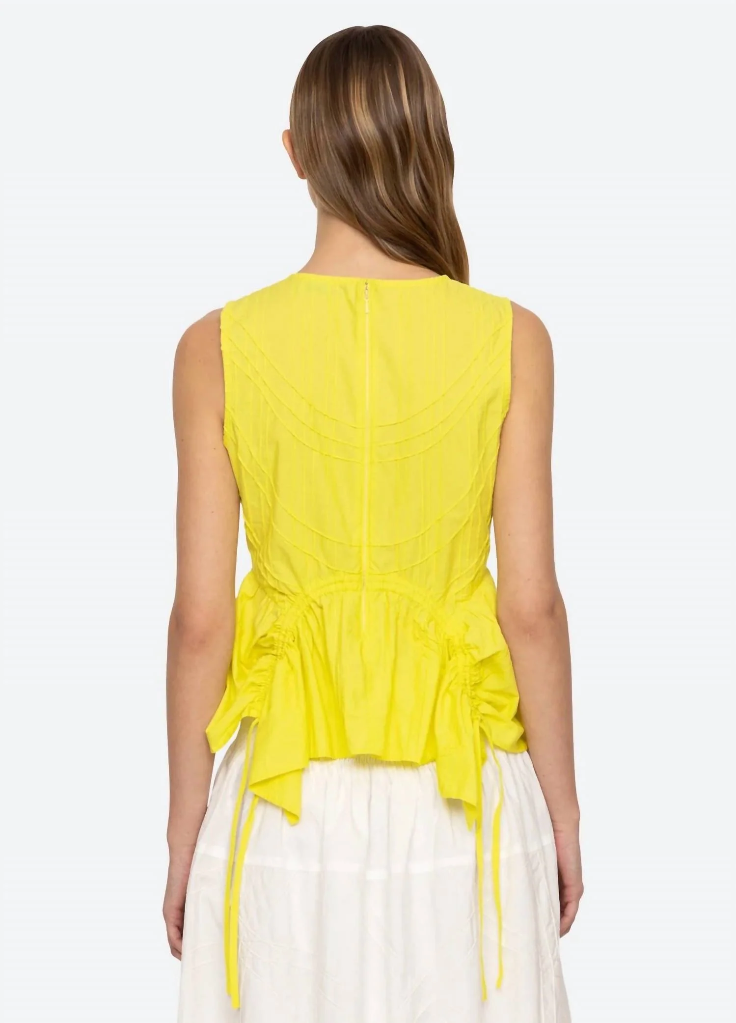 Camden Tank Top In Yellow - Image 2