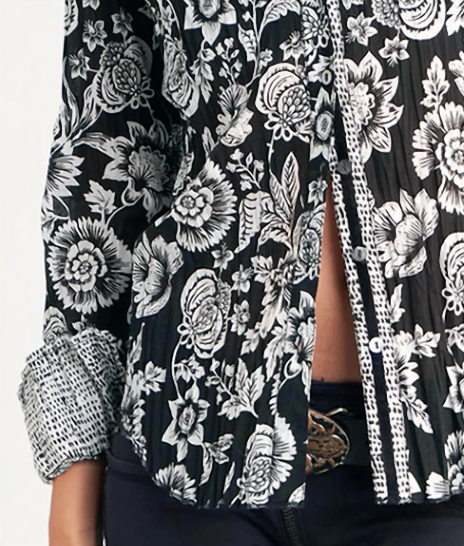 Canterbury Button Down Shirt In Black - Image 2