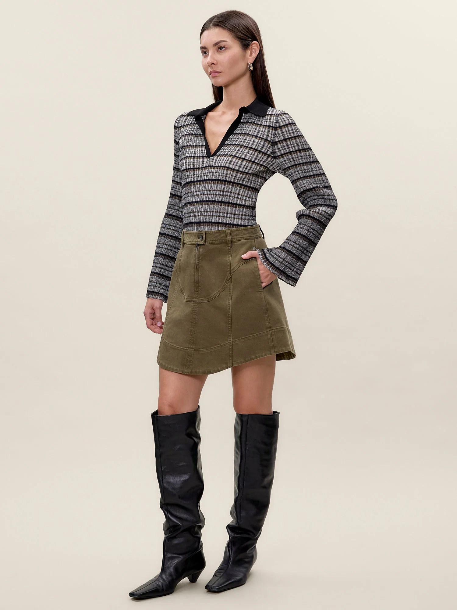 Carmen Garment Dyed Skirt - Image 4