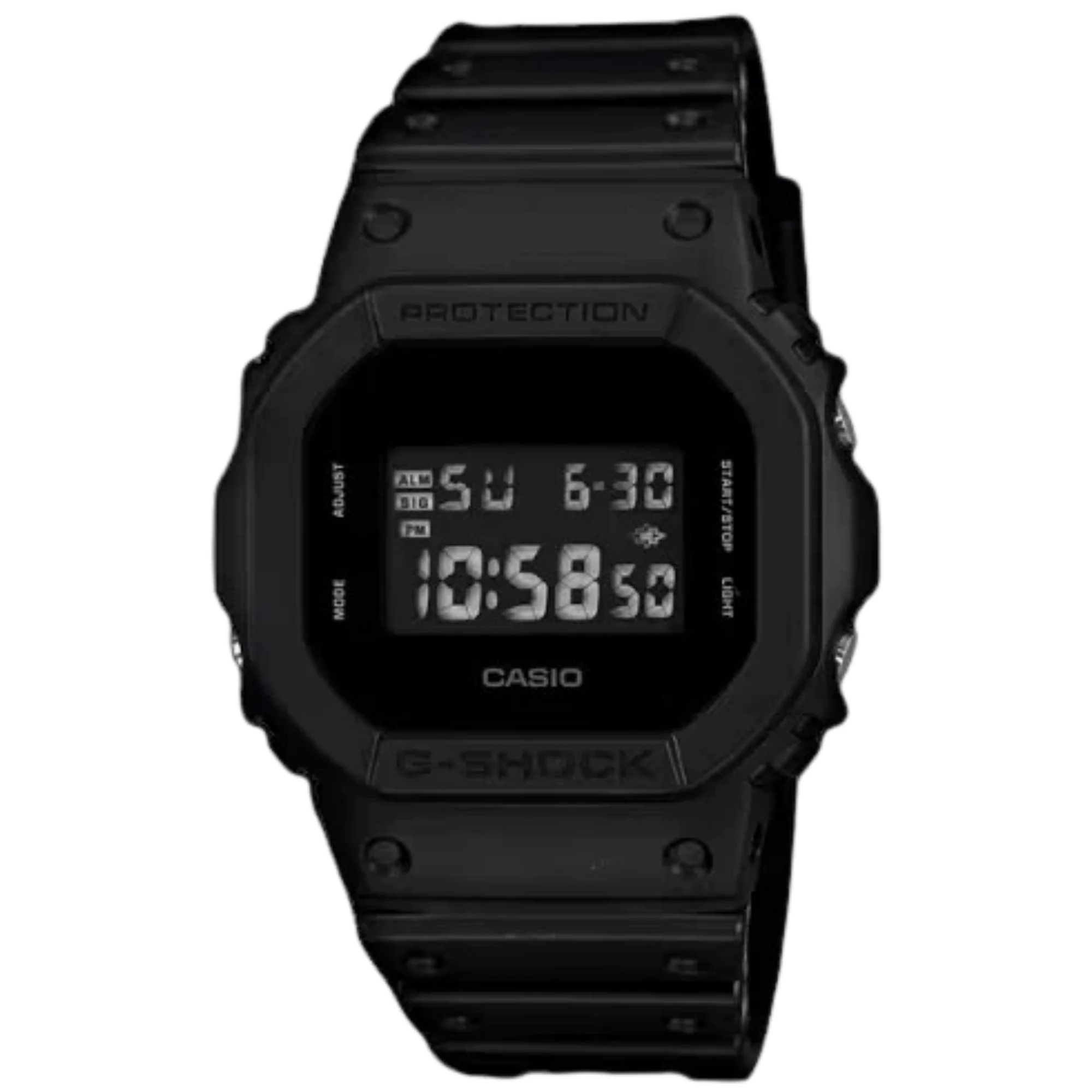Casio G-SHOCK Men's Black Dial Digital Watch Black Resin Strap - DW-5600BB-1DR - Image 4
