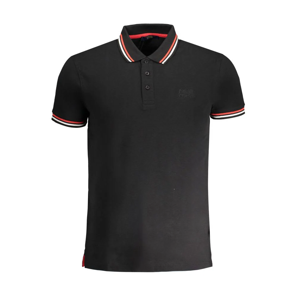 Cavalli Class Cotton Men Polo Men's Shirt