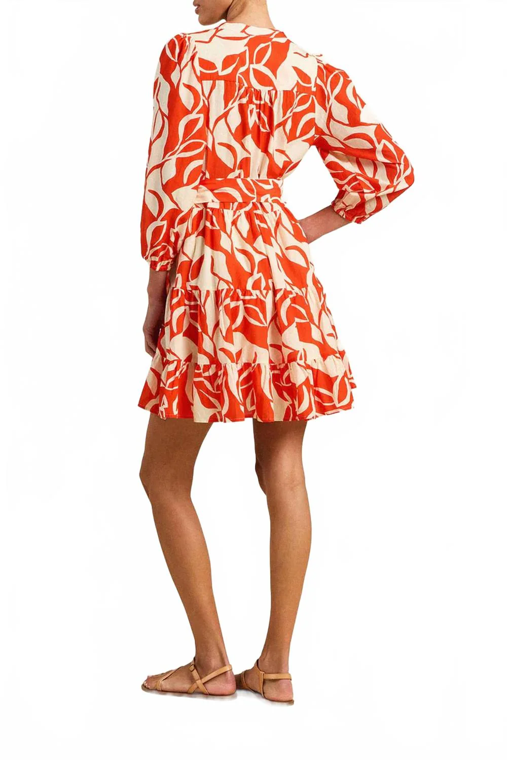 Celeste Dress In Red Amaranta - Image 3
