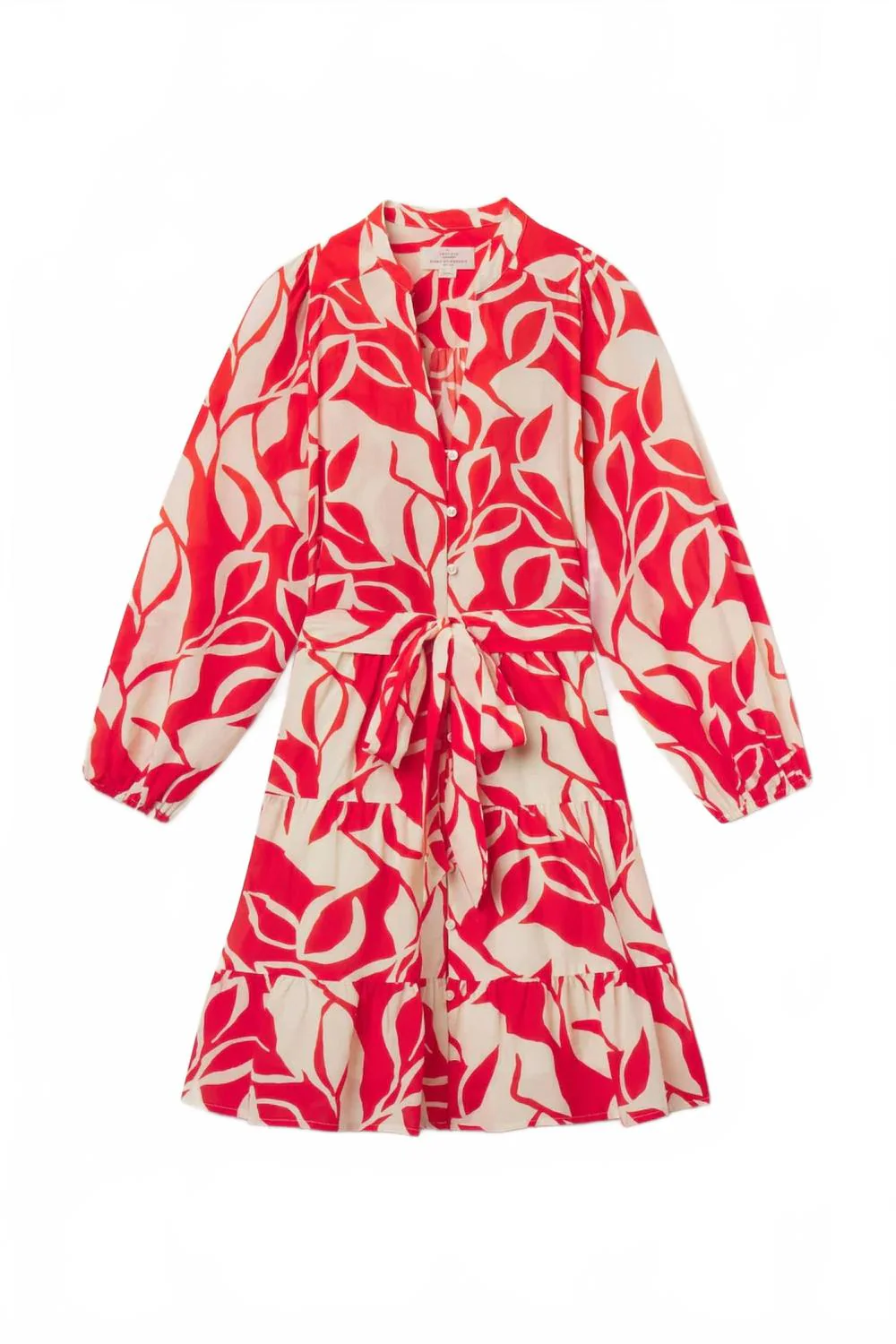 Celeste Dress In Red Amaranta - Image 4