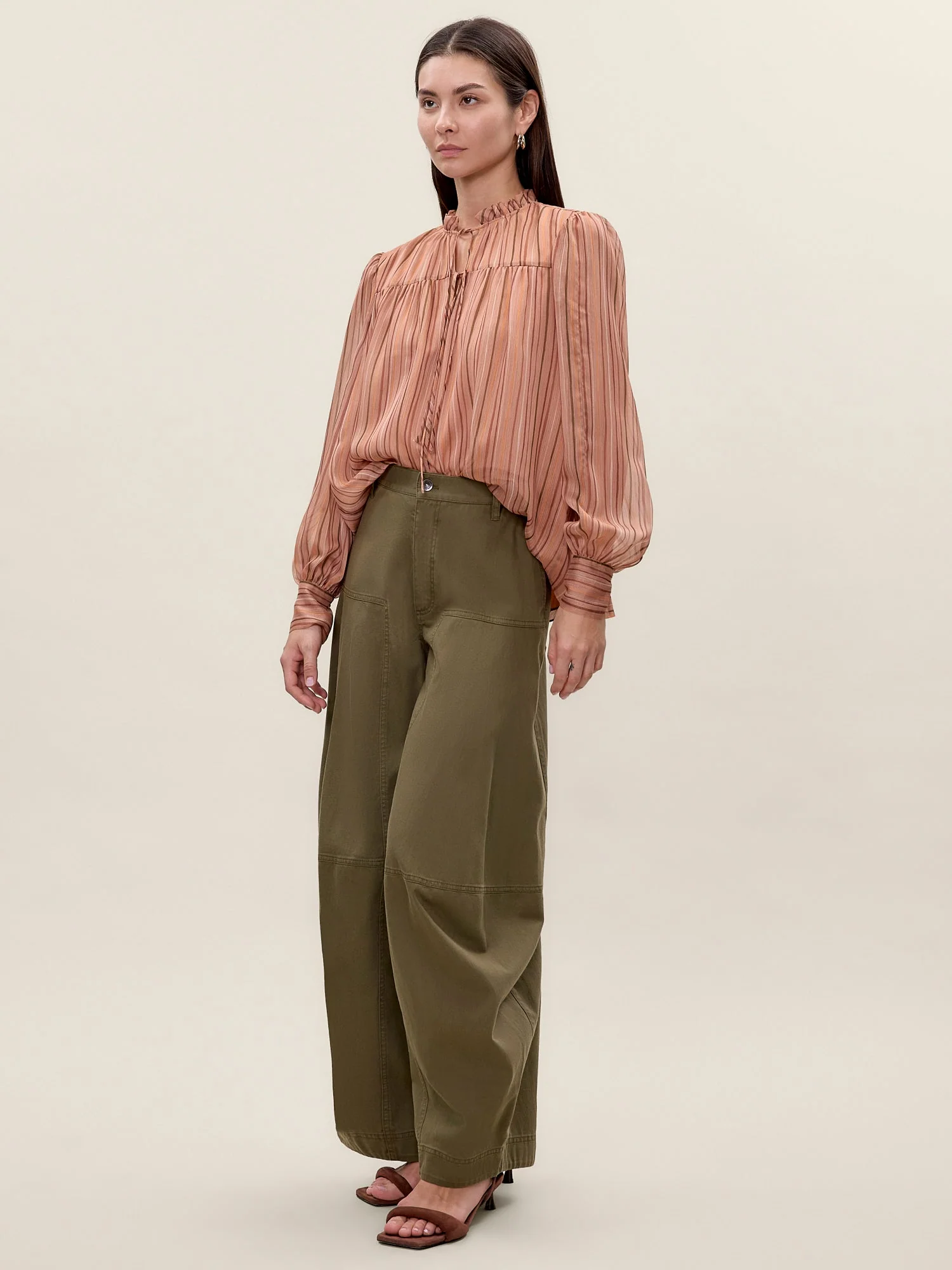 Celeste Stripe Blouse - Image 4
