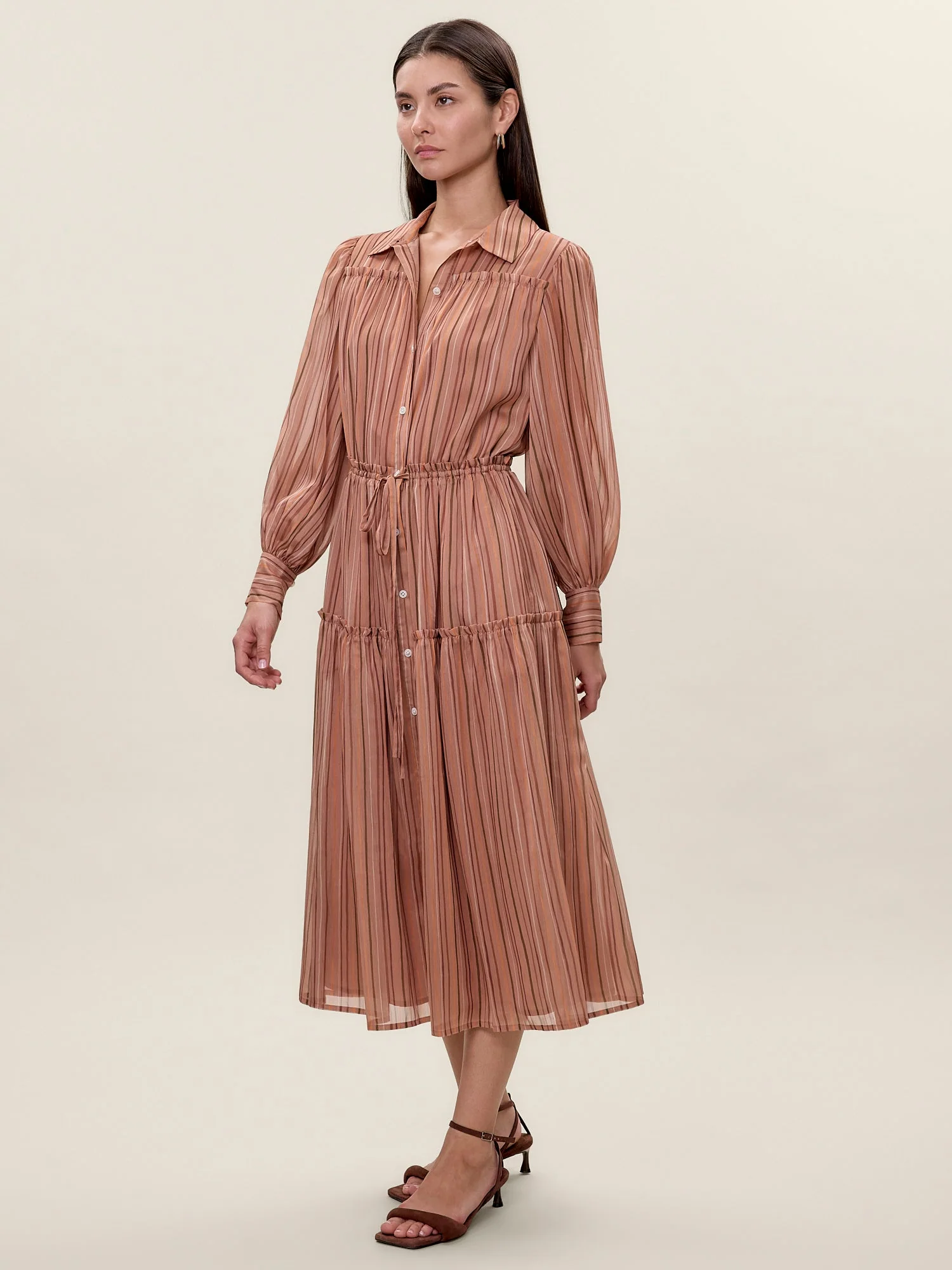 Celeste Stripe Dress - Image 2